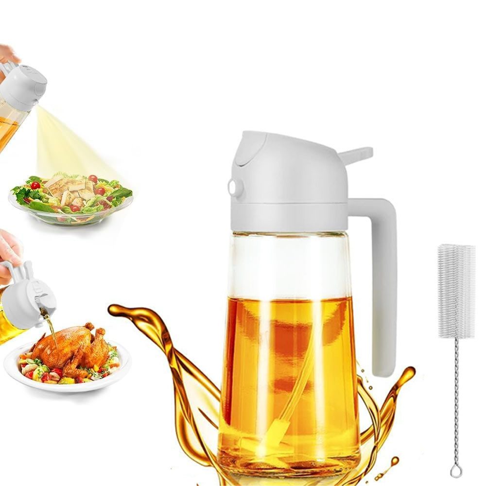 Essigspender "470ml/16oz Olivenöl Sprühflasche, zwei in einem Sprühgerät, Glas "