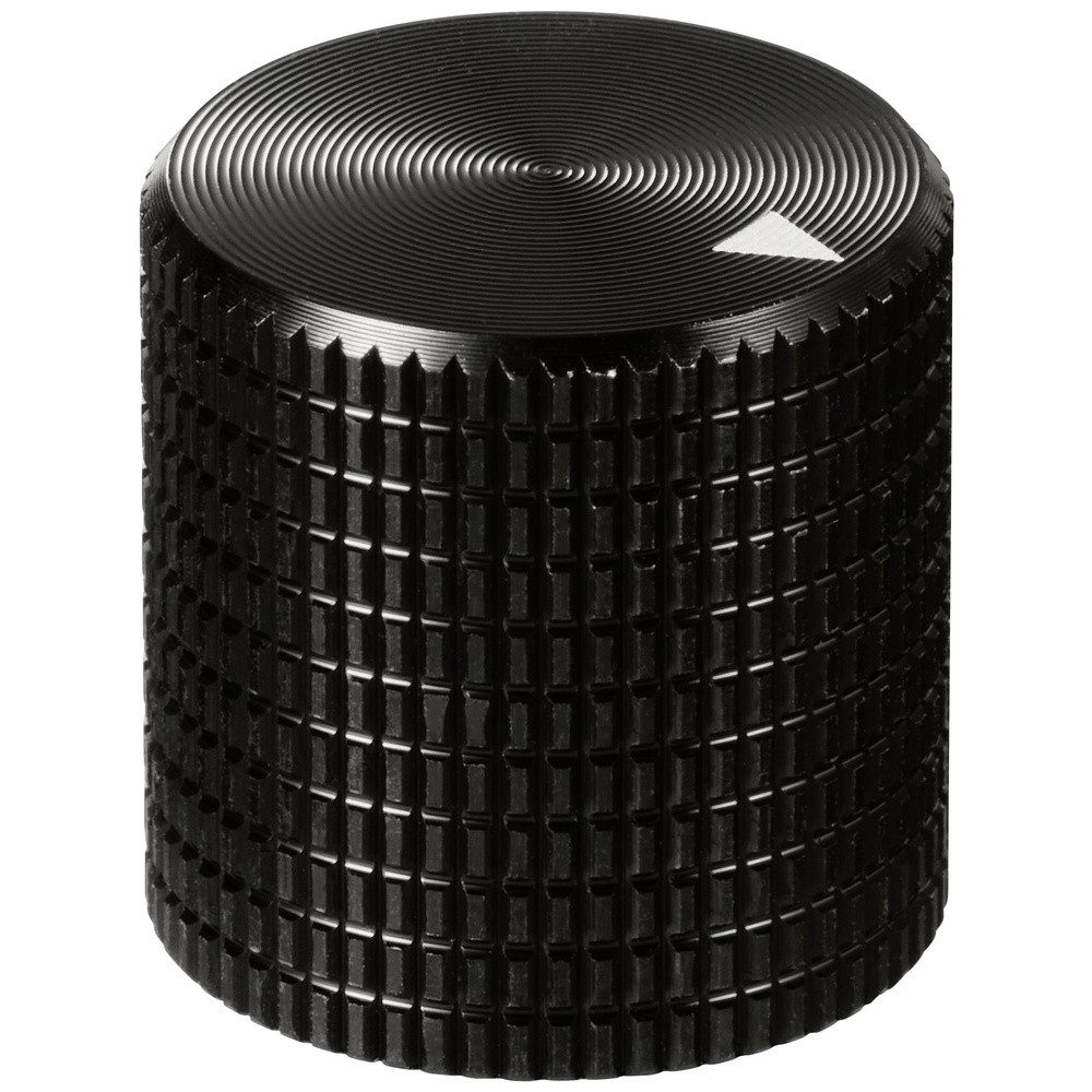 Schalter TRU COMPONENTS TC-11613844 Drehknopf mit Knopfmarkierung Schwarz (x