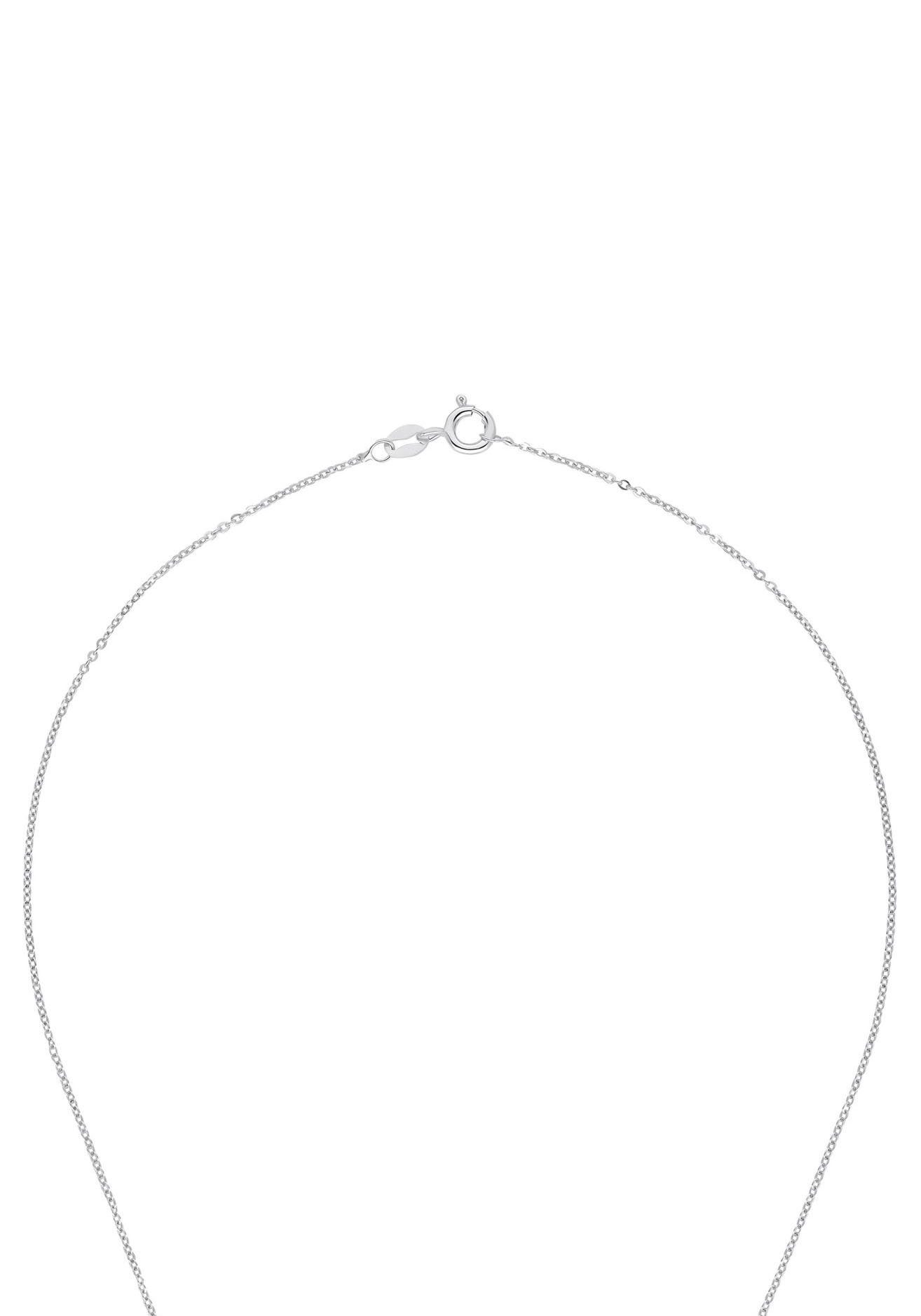 Amor Kette mit Anhänger Blauer Solitär, mit Zirkonia (synth)