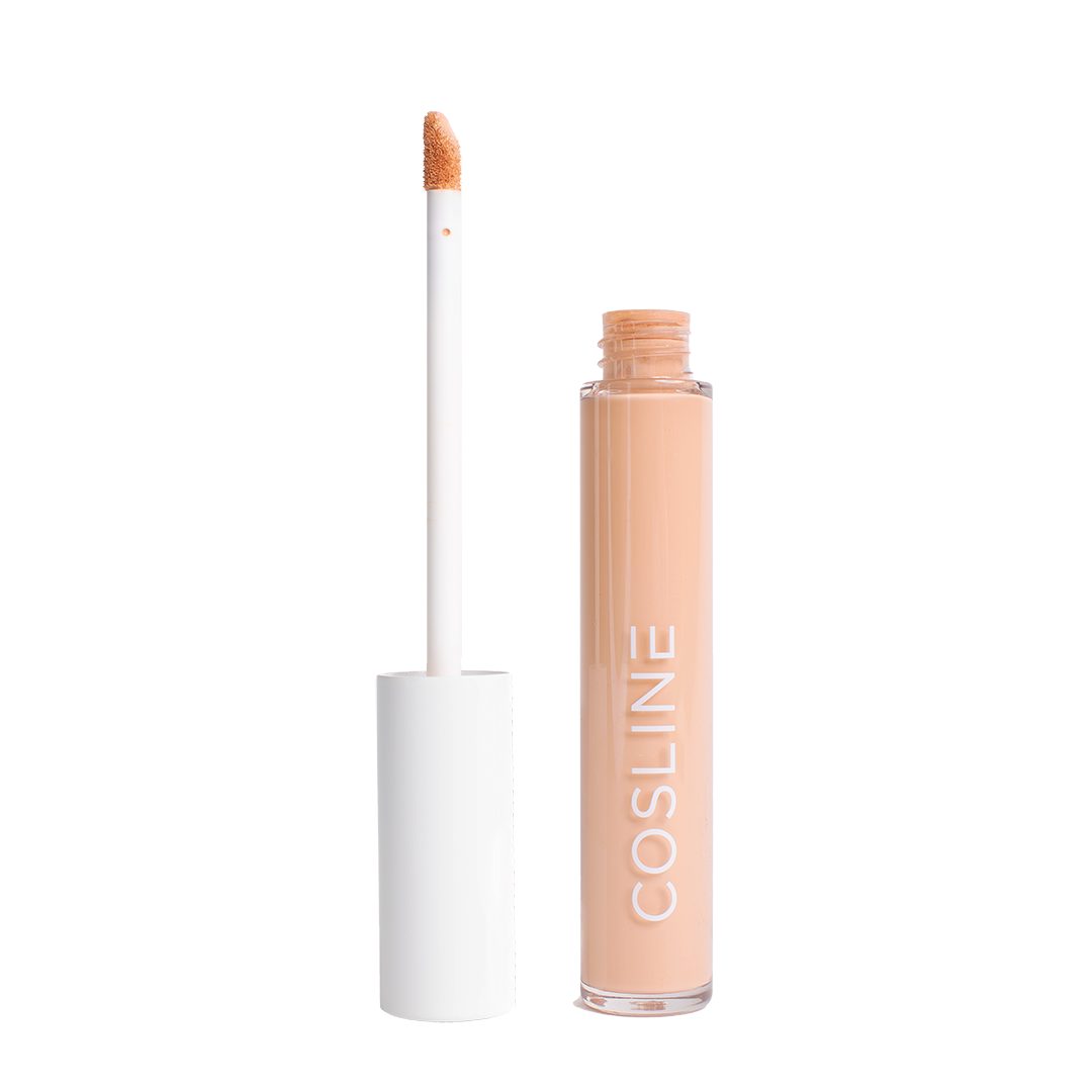 Cosline Cosmetics Concealer flüssig, langanhaltend, natürliches Finish, hohe Deckkraft