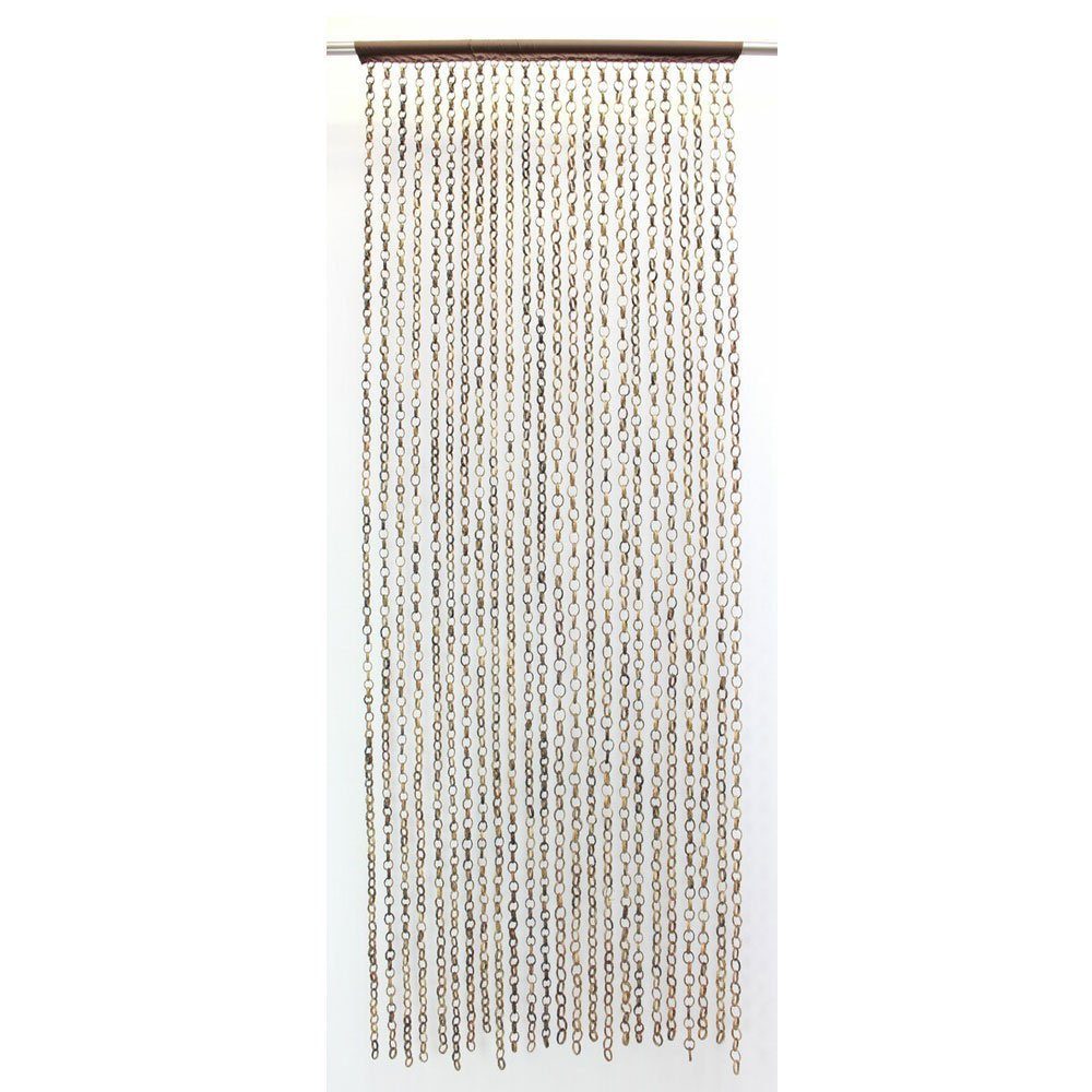 Home-trends24.de Türvorhang Bambus Fliegen Insekten Vorhang Balkonvorhang Stangendurchzug, Stangendurchzug, halbtransparent