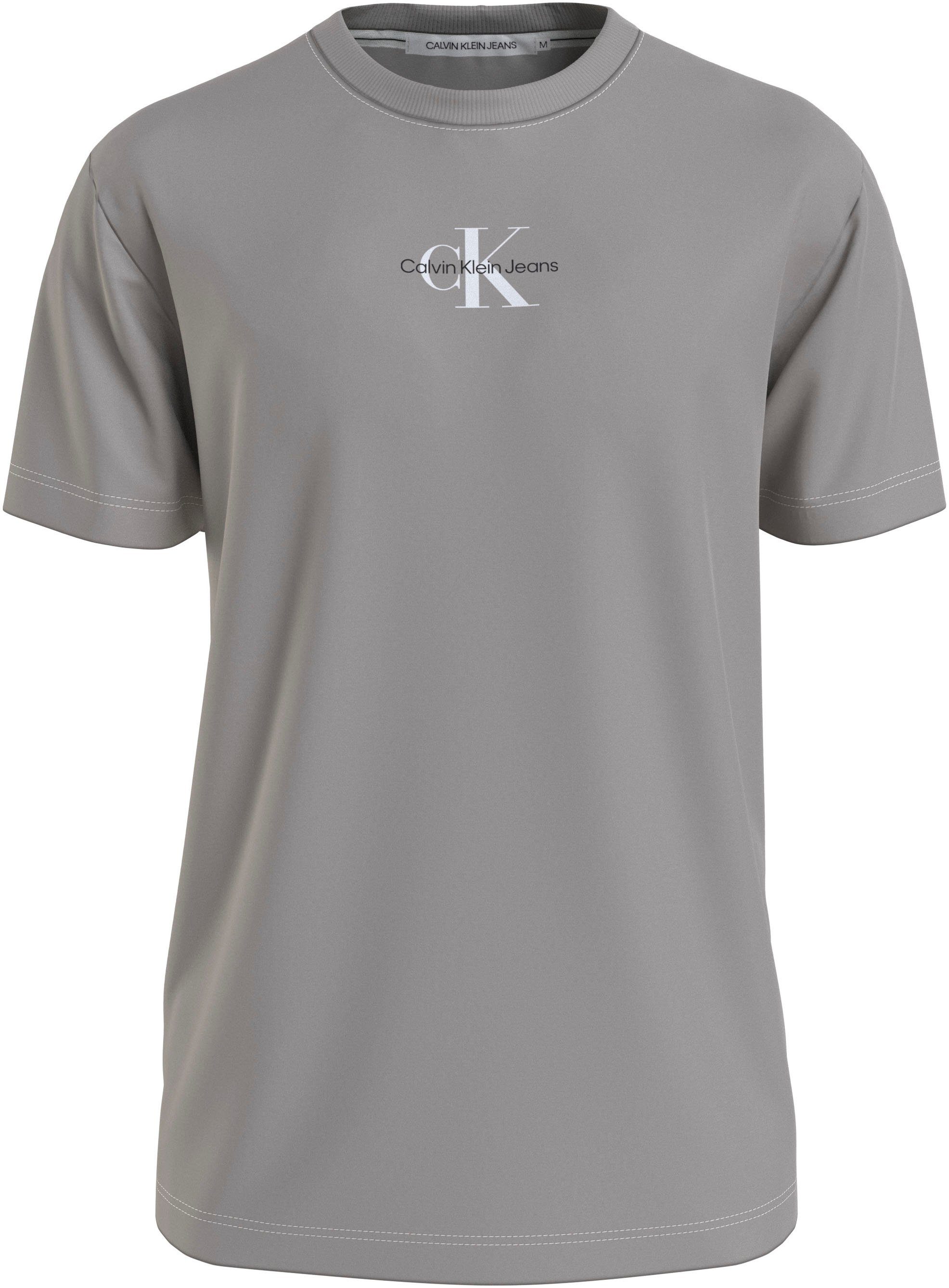Klein Calvin Jeans Porpoise mit MONOLOGO REGULAR TEE T-Shirt Logoschriftzug