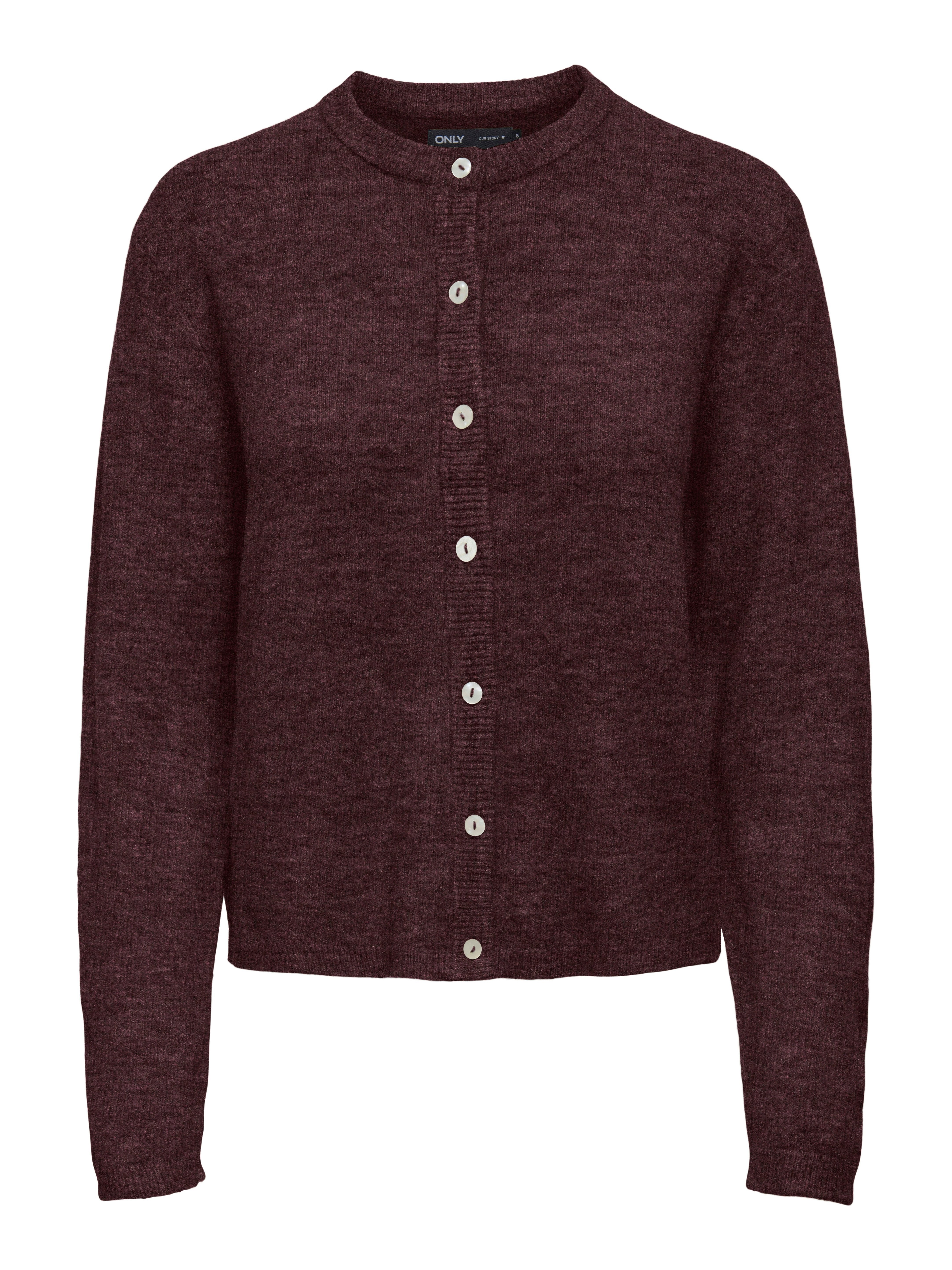 ONLY Strickjacke ONLSIMONI L/S O-NECK CARDIGAN KNT NOOS Materialmix, relaxed fit