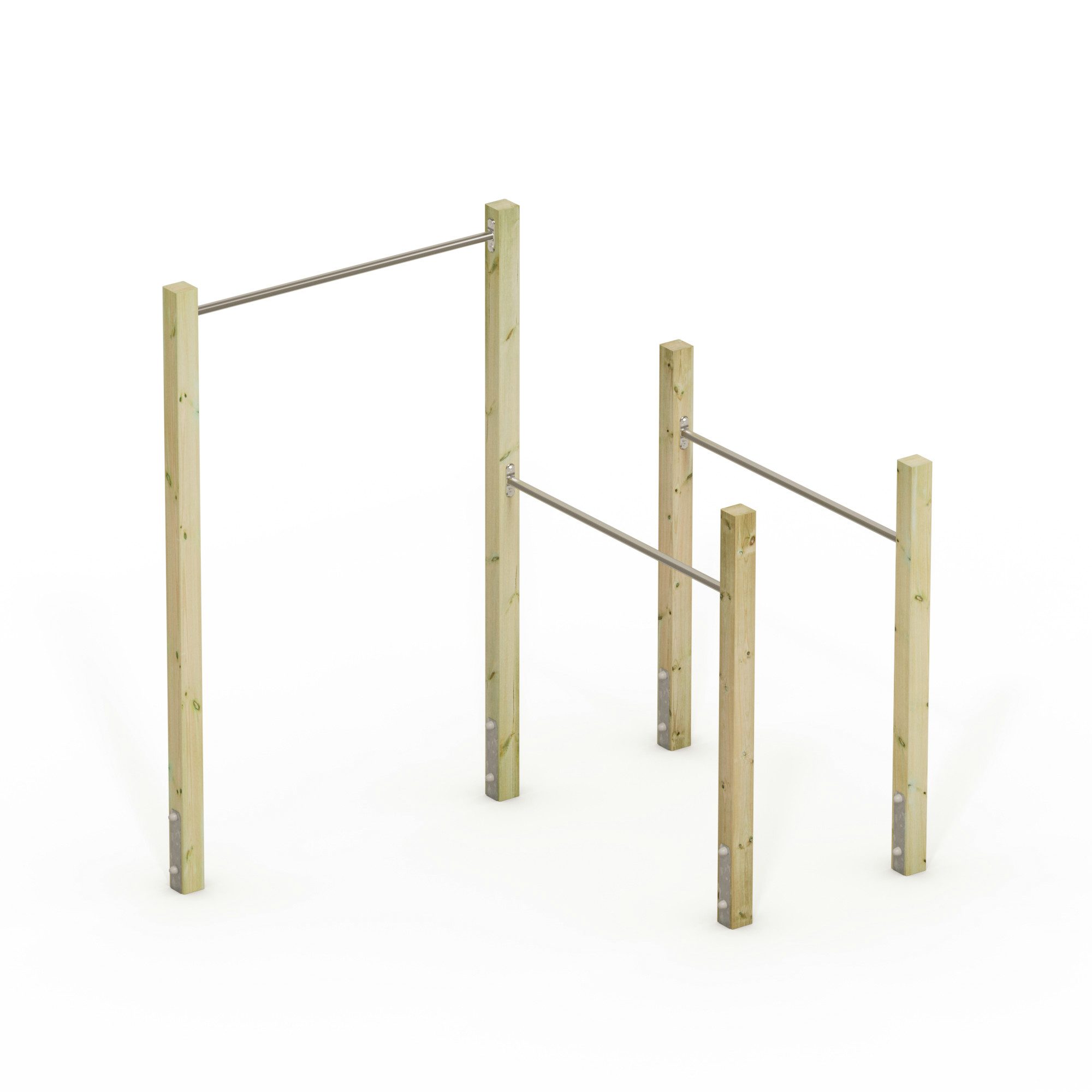 Wickey Turnreck FIT Base 505 - Spielgerät & Calisthenics-Station - Kinder & Erwachsene, (Kraftstation, Fitnessstation, Sportgeräte für zuhause, Workout, Krafttraining, Gymtower, Fitnessturm, Für Kraft, Koordination & Spielspaß für Kinder & Erwachsene bis