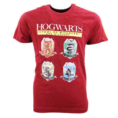Harry Potter Print-Shirt Harry Potter Hogwarts Gryffindor Mädchen T-Shirt Shirt Gr. 134-152 Baumwolle