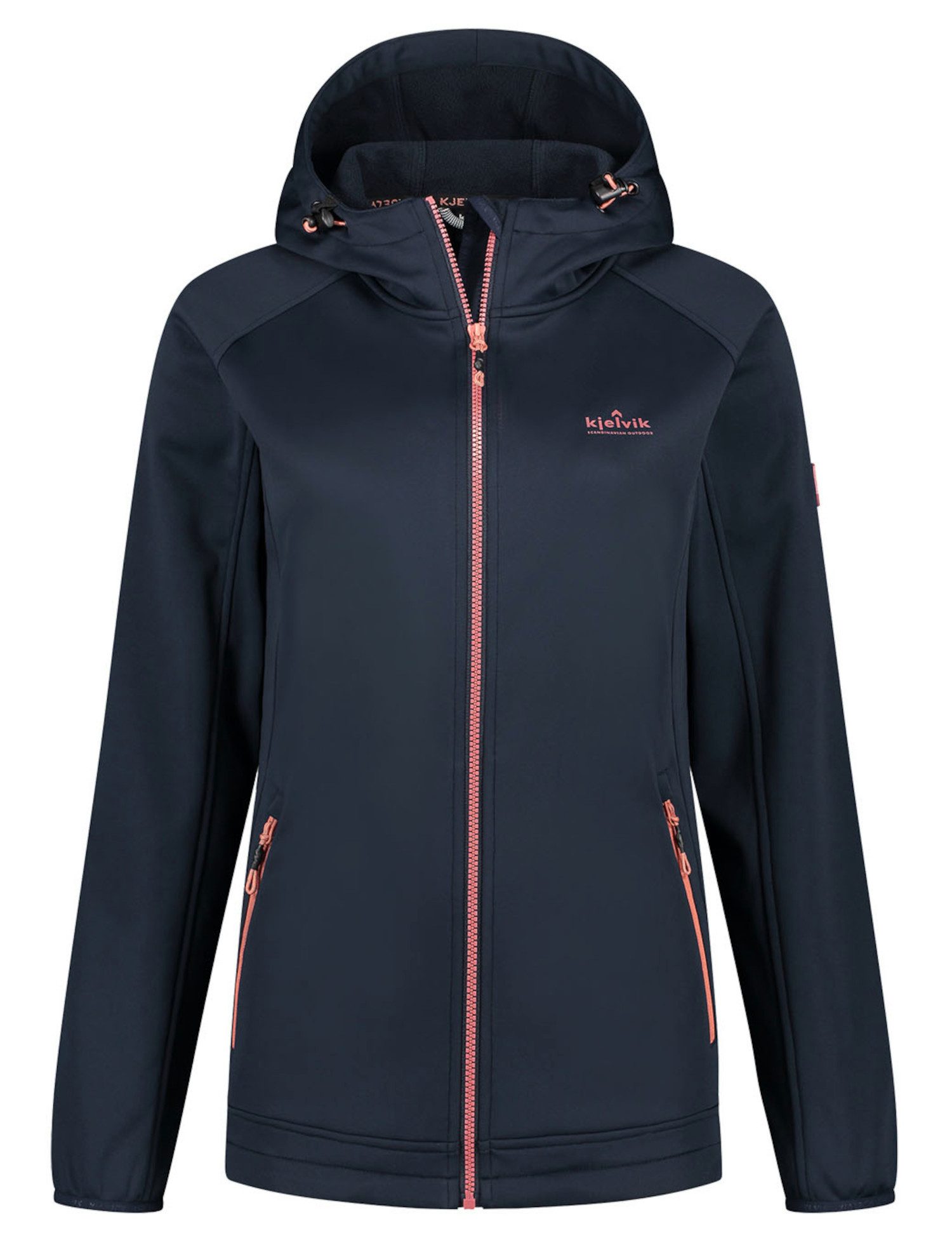 Kjelvik Softshelljacke Kelly Leichte Jacke mit Kapuze und Fleece Innenfutte günstig online kaufen