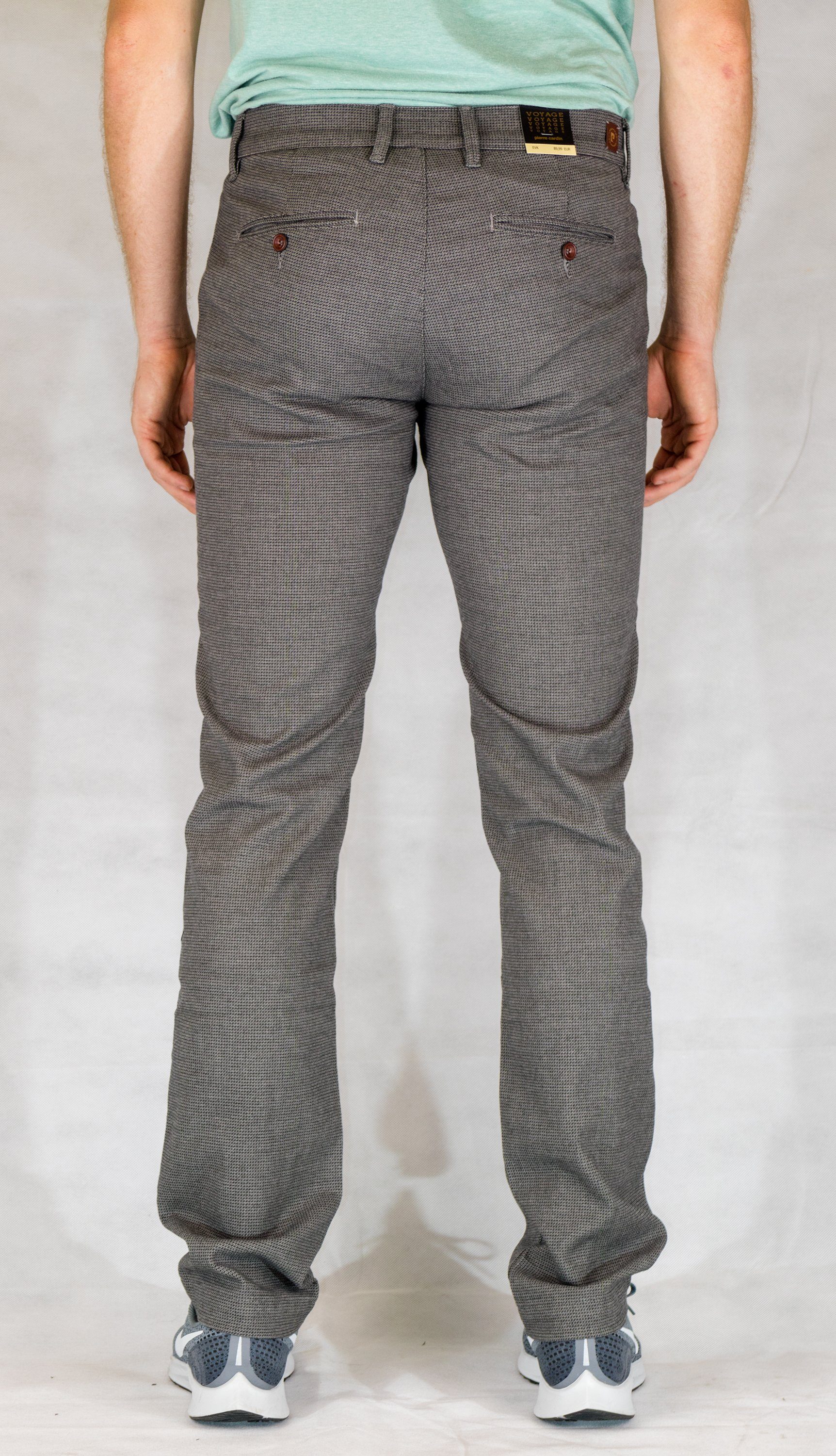 4738.25 LYON mixed 33747 PIERRE VOYAGE - chino Cardin CARDIN grey 5-Pocket-Jeans Pierre