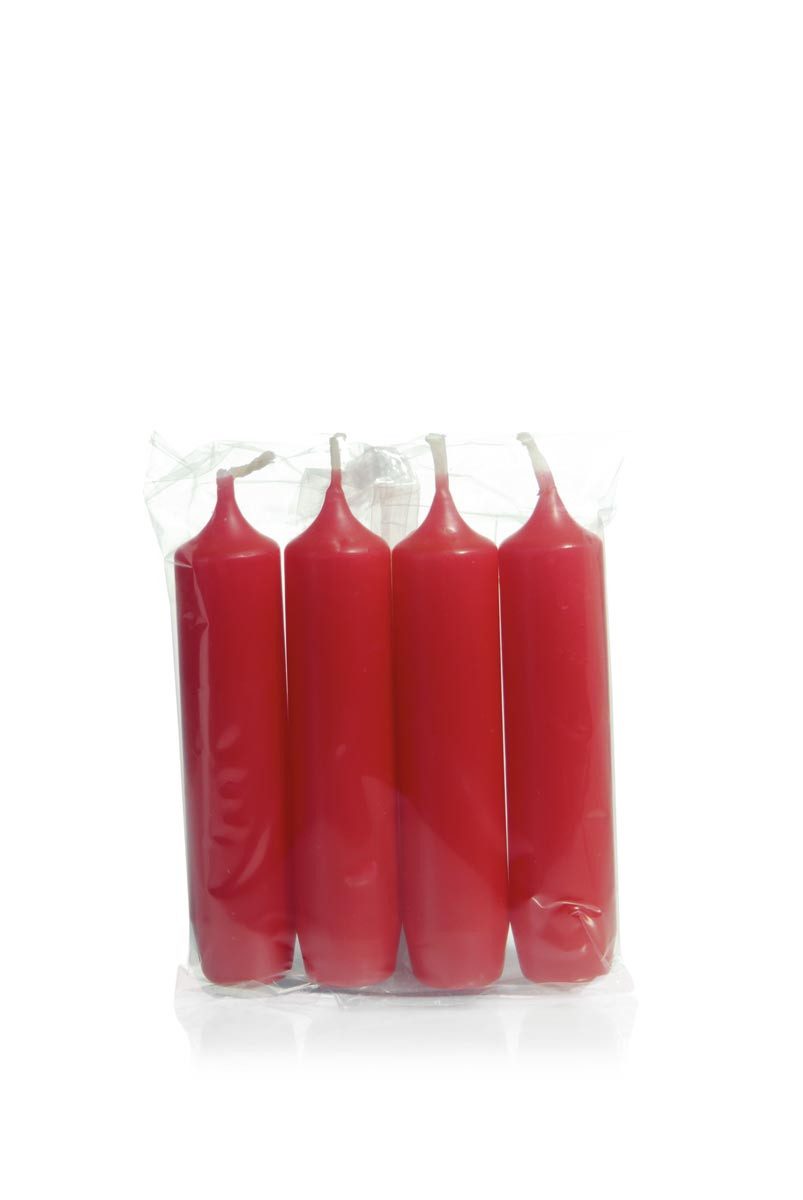 Wiedemann Kerzen Adventskerze Adventskerzen Rot 100 x Ø 22 mm, 4 Stück günstig online kaufen
