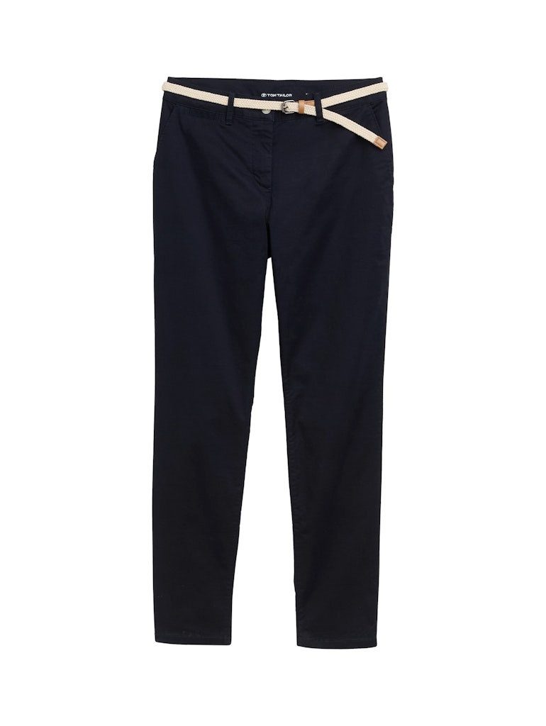 TOM TAILOR Chinohose mit Gürtel günstig online kaufen