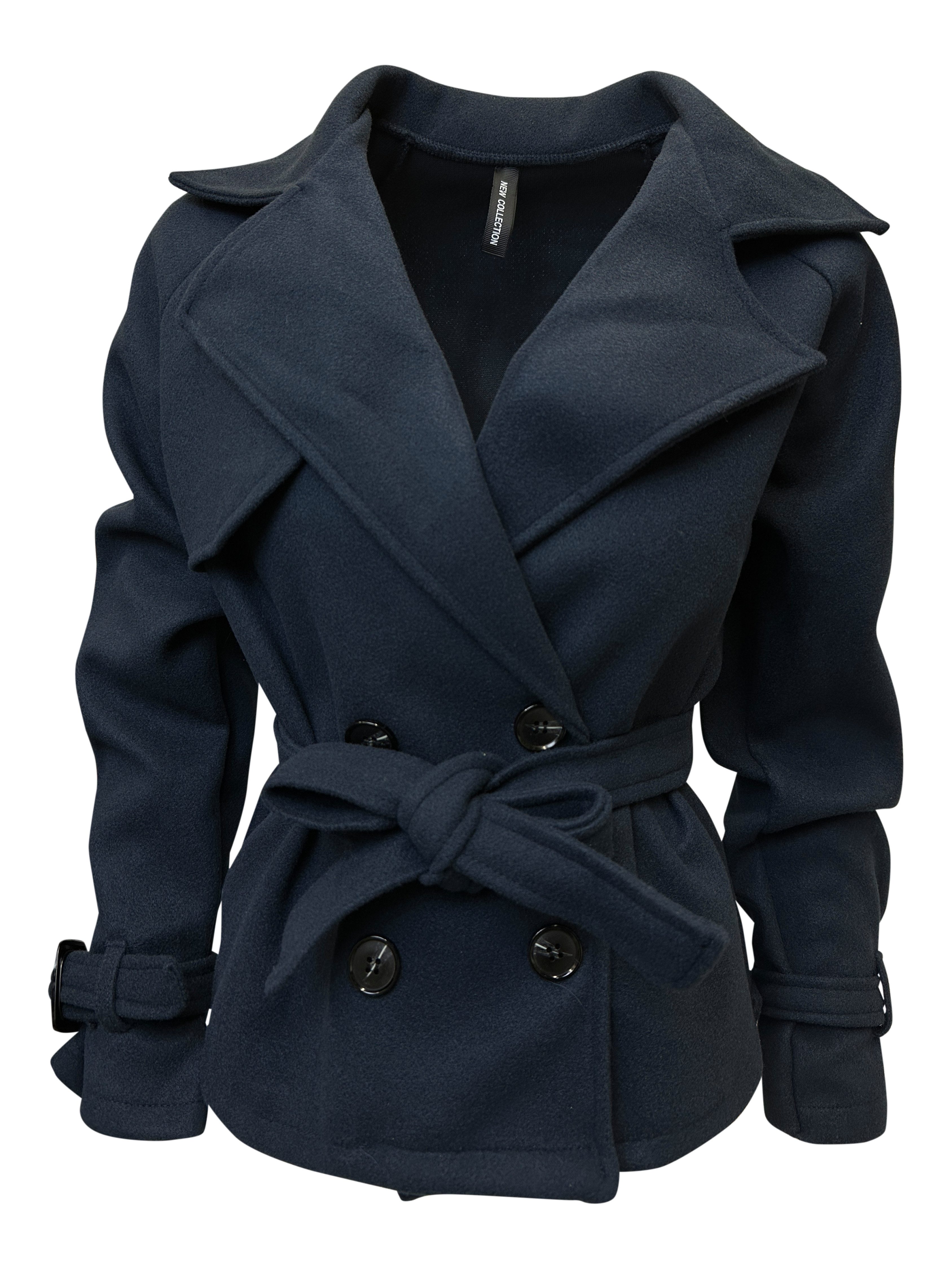 Worldclassca Trenchcoat Worldclassca Kurzer Doppelreihiger TRENCHCOAT günstig online kaufen