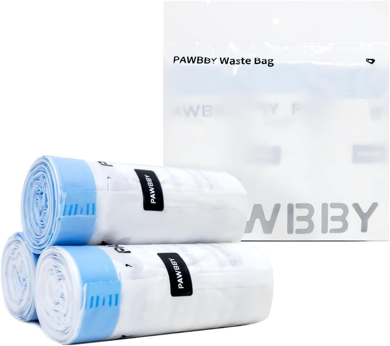 PAWBBY Katzentoilette P1 Ultra Selbstreinigend,Anti-Klemm/Pflanzendesodorierendes, PAWBBY Katzentoilette Zubehör, Müllbeutel Katzen -Toilettenmüllsack