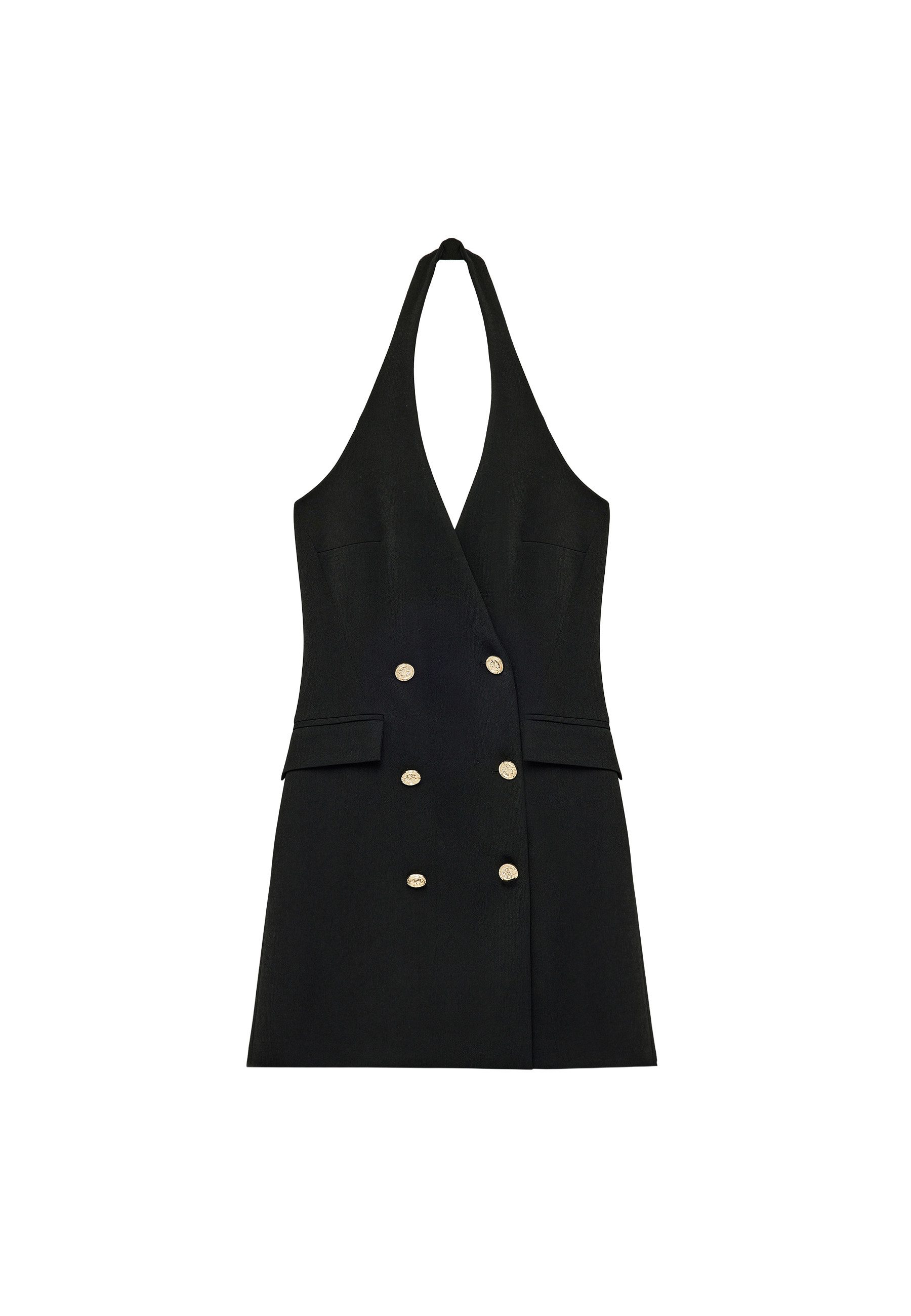 Koton Midikleid Koton Zweireihiges Ärmelloses Minikleid