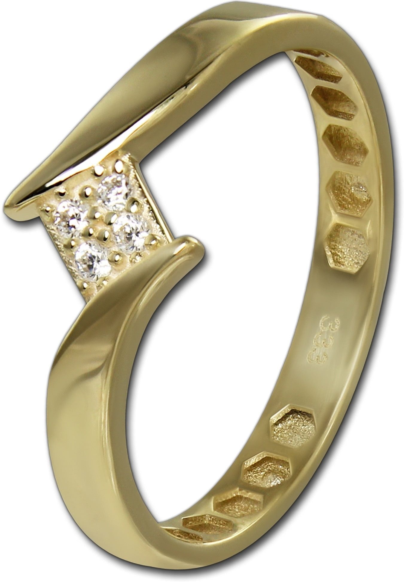 GoldDream Goldring GoldDream Gold Ring Square Gr.58 333er, Fingerring 333 G günstig online kaufen