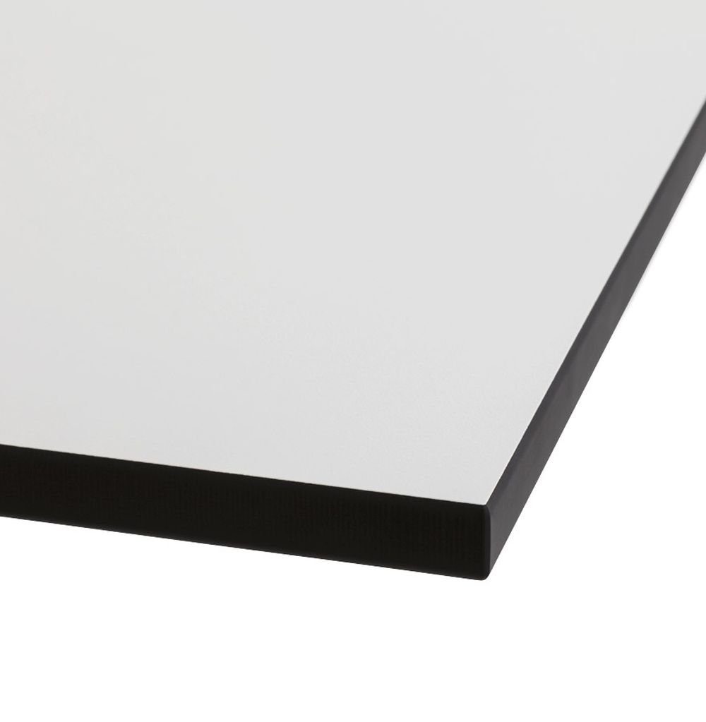 Plastic Weiß-Weiß Terrasse Polym (white) Tischteile DESIGN KADIMA Tischplatte Weiss 60