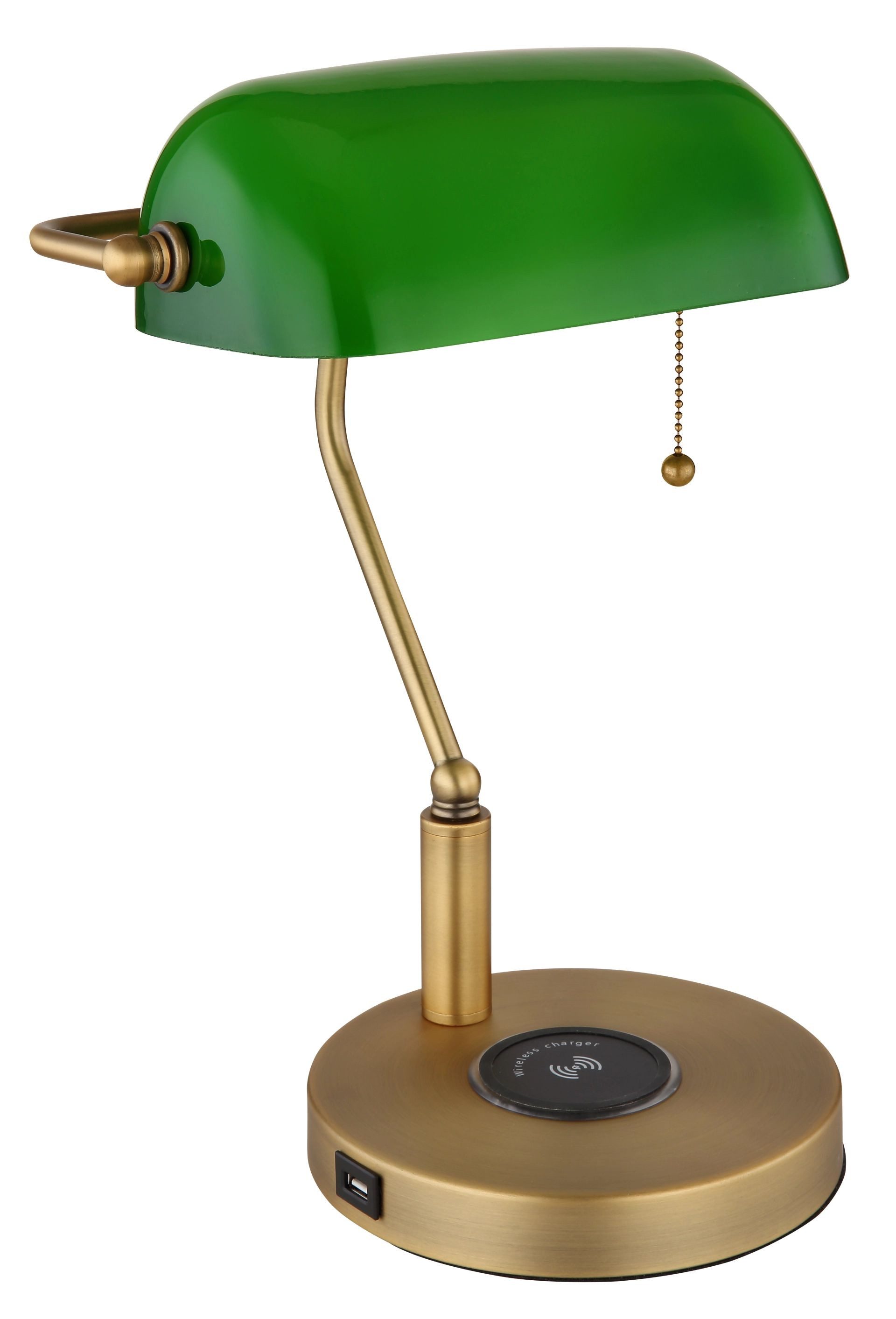 GLOBO LIGHTING Schreibtischlampe ANTIQUE, ohne Leuchtmittel, günstig online kaufen