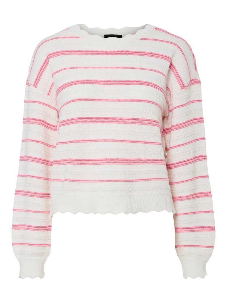 pieces Strickpullover PCSAVANNA LS O-NECK KNIT günstig online kaufen