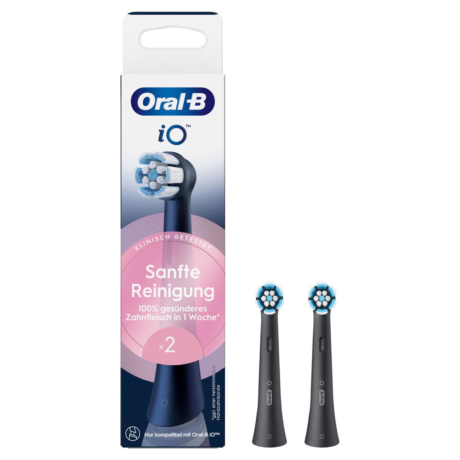 Oral-B Aufsteckbürsten Oral-B iO Original, Farbwechselnde Borsten zur Erinnerung an rechtzeitigen Wechsel