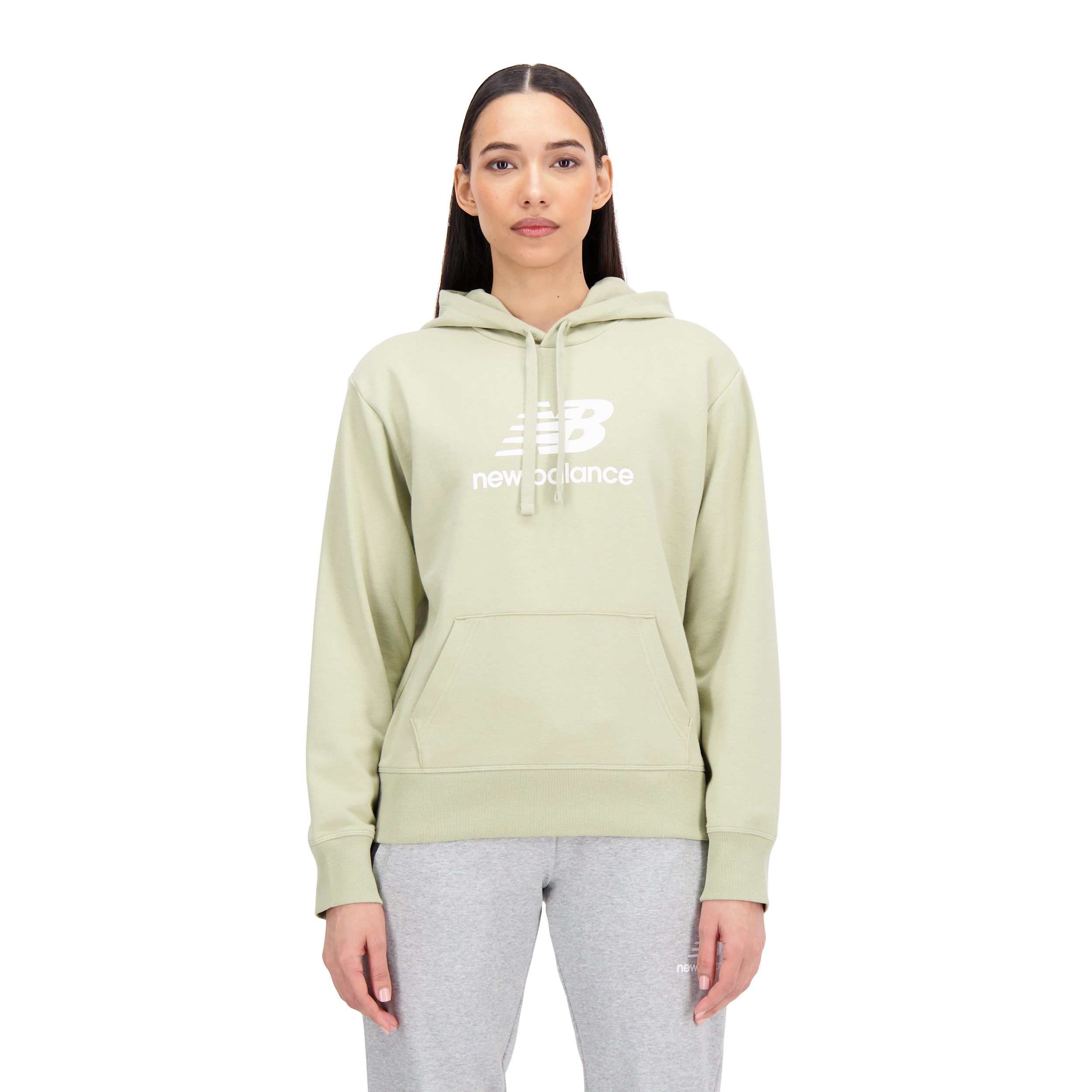 New Balance Kapuzensweatshirt NB ESSENTIALS STACKED LOGO HOODIE