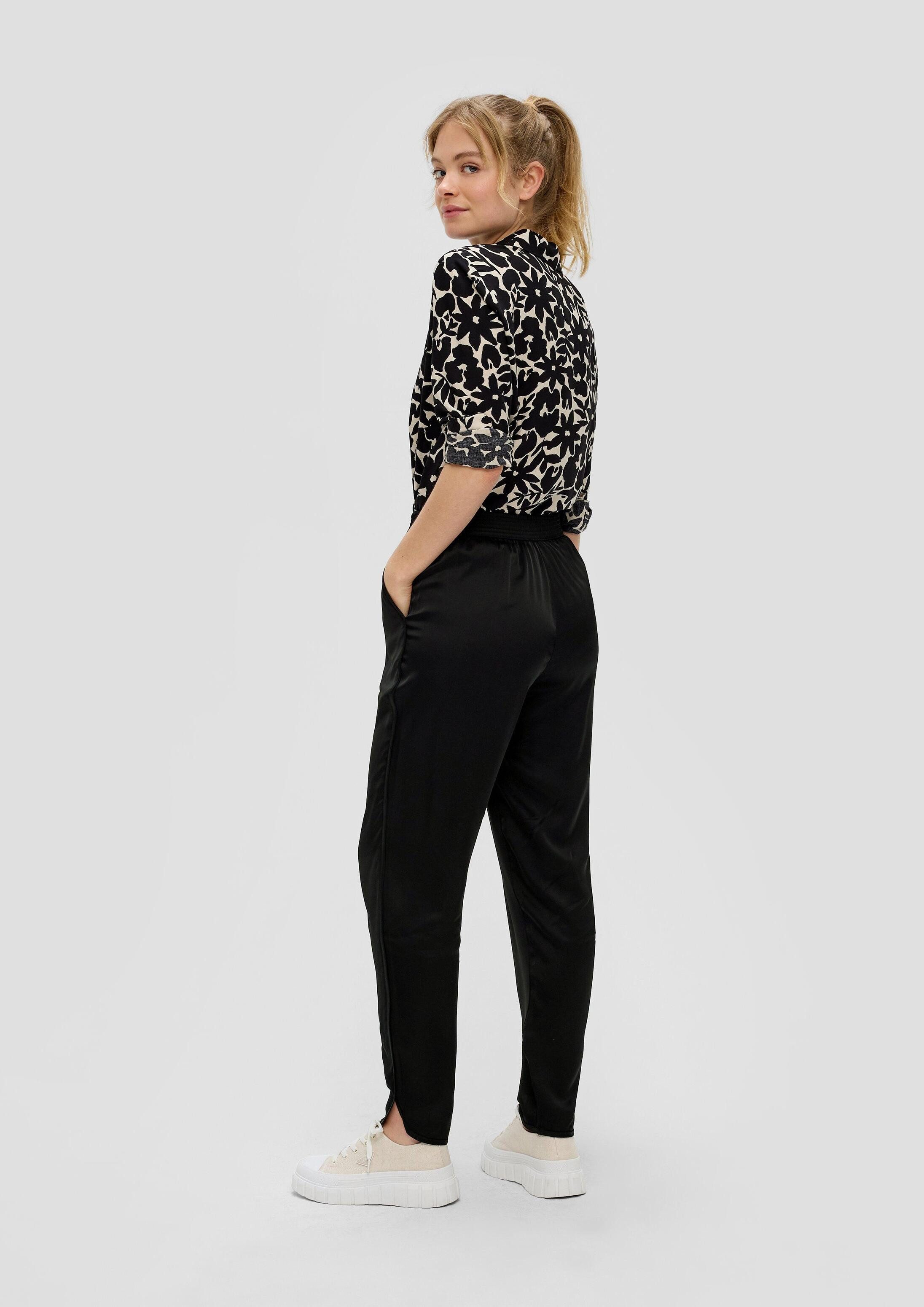 s.Oliver Jogginghose Hose Jogpants aus Satin