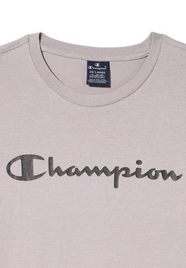 Champion T-Shirt Shirt Baumwoll-T-Shirt mit seitlichem Logoband und