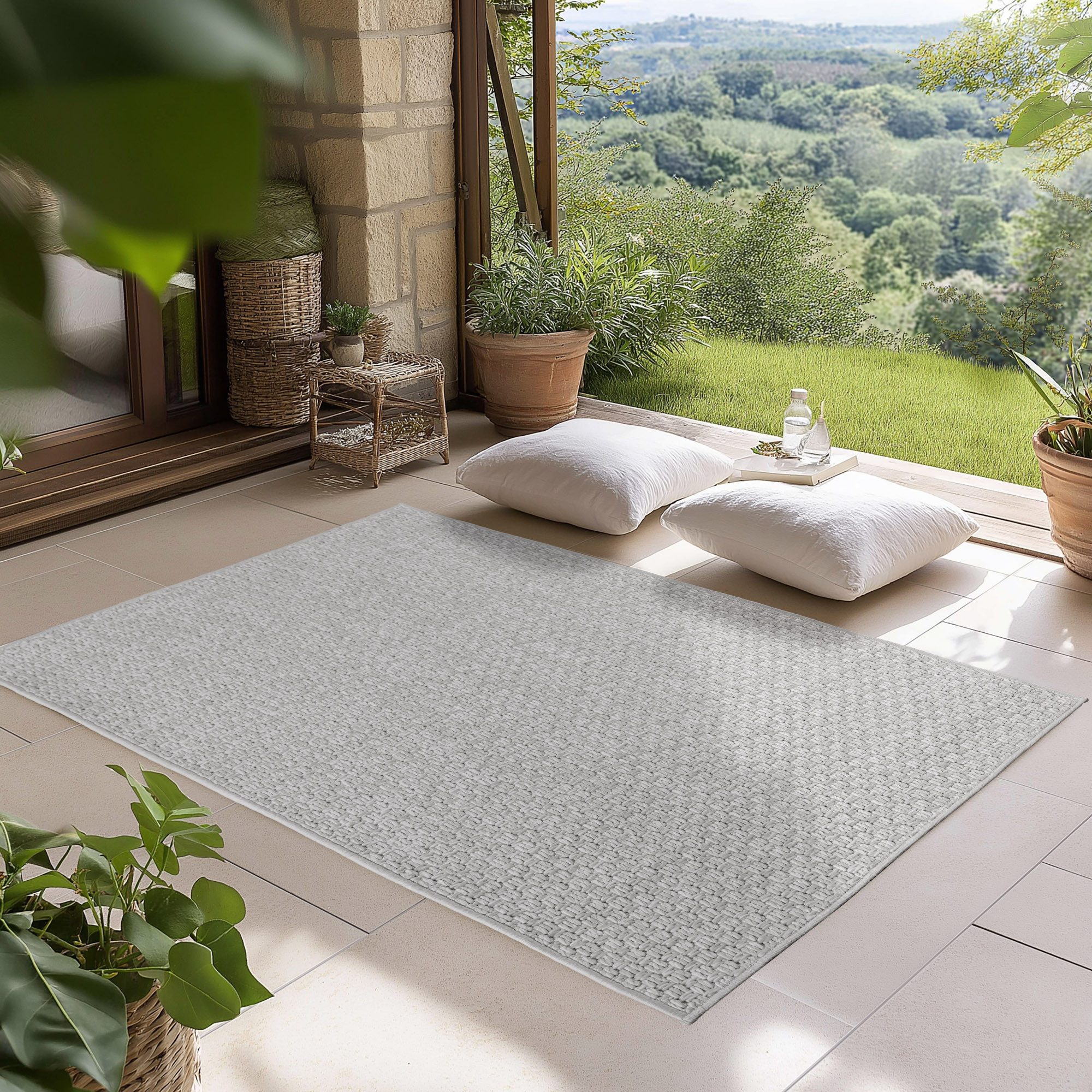 Carpettex Outdoorteppich Boho Design, Läufer, Höhe: günstig online kaufen
