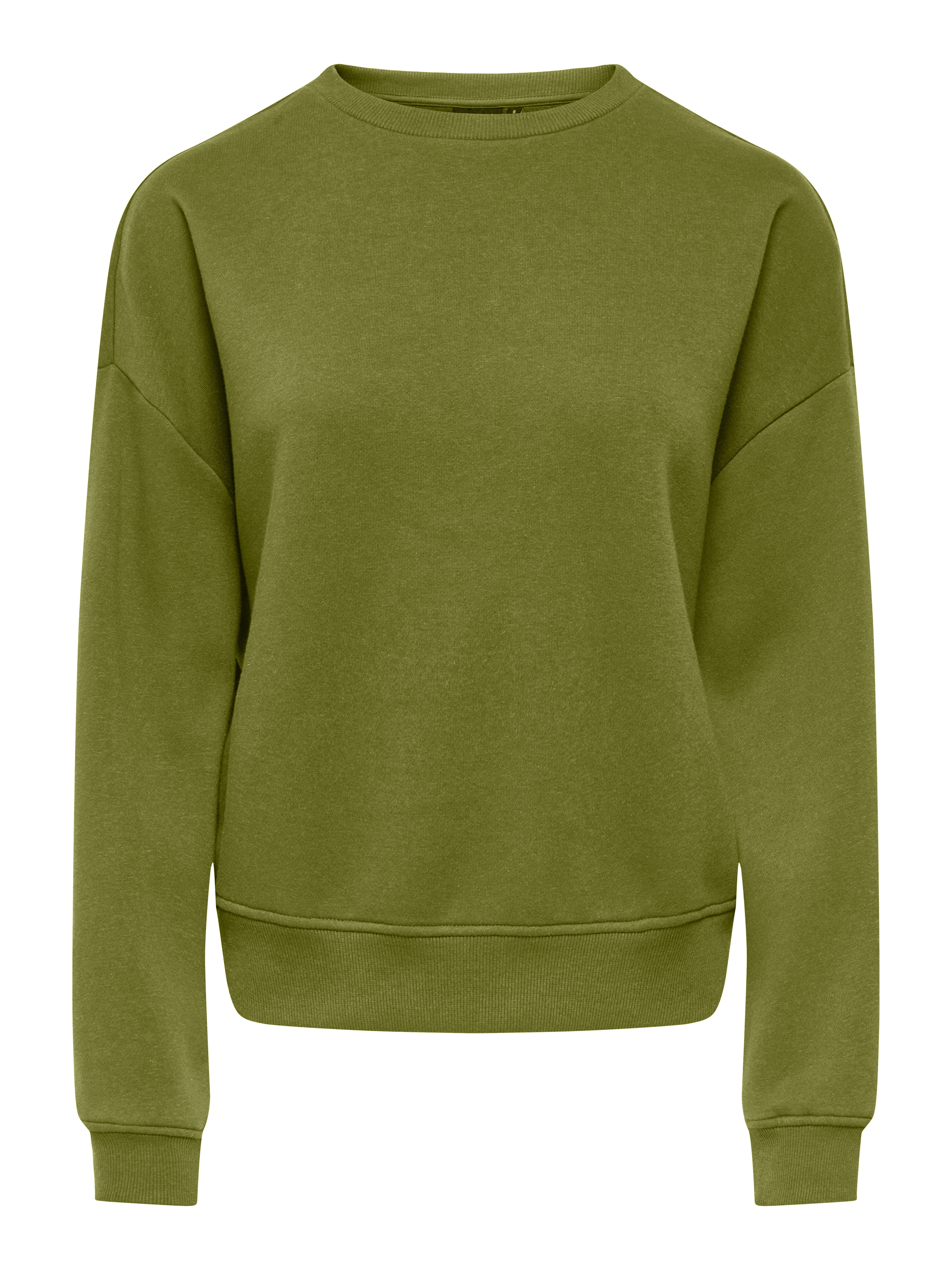 ONLY Sweatshirt ONLSWEAT L/S CREW OVERSIZE SWT Baumwollmischung, loose fit, Rundhals
