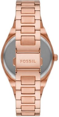 Fossil Quarzuhr SCARLETTE, ES5258, Armbanduhr, Damenuhr, Datum, analog