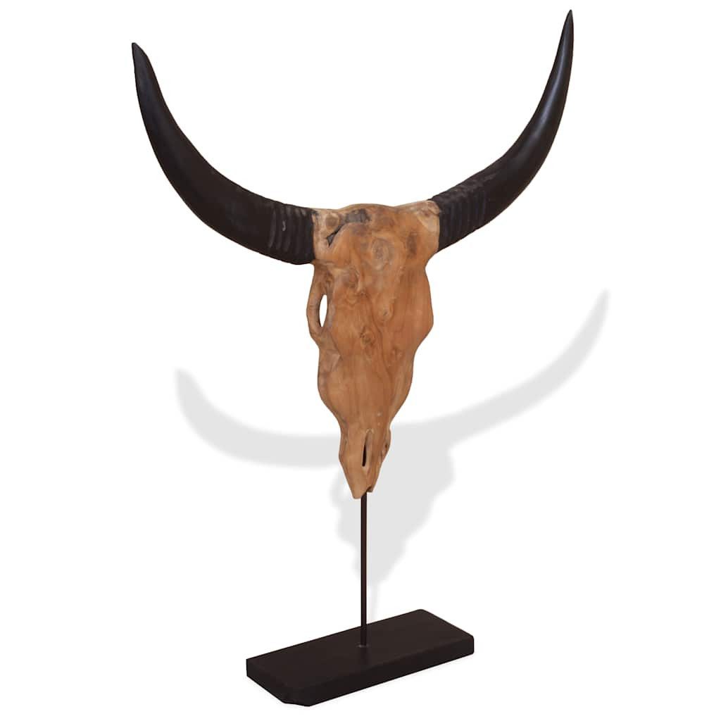 vidaXL Skulptur Stierkopf-Skulptur 66x15x88 cm