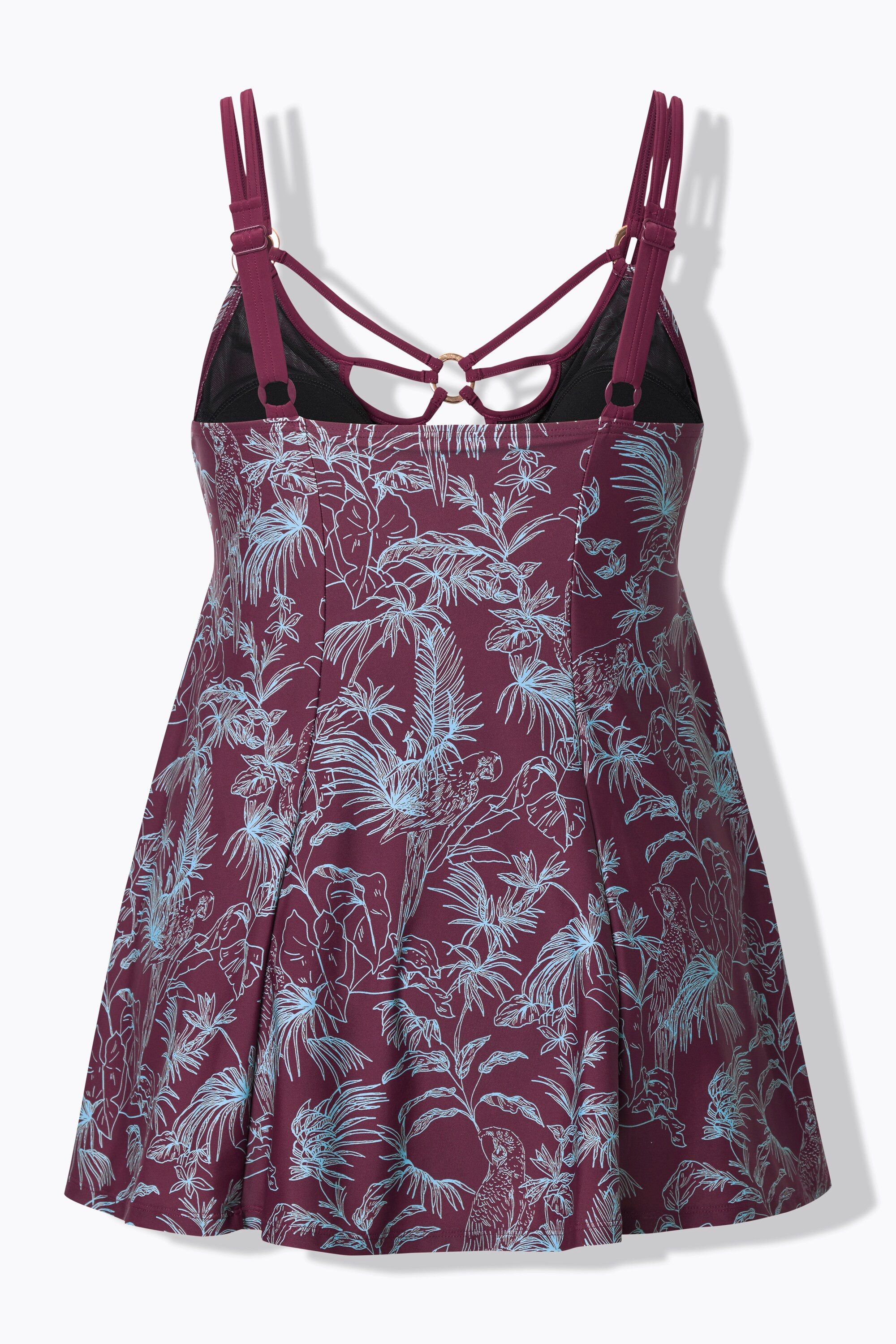 Ulla Popken Badekleid Badekleid Dschungel Softcups Bügel recycelt – Bild 4 von 4