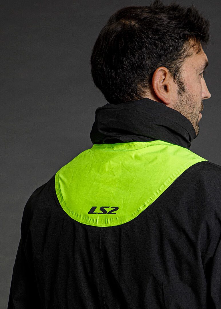 LS2 Regenjacke X-Rain Motorrad Regenjacke Wasserdicht Atmungsaktiv wasserdichte