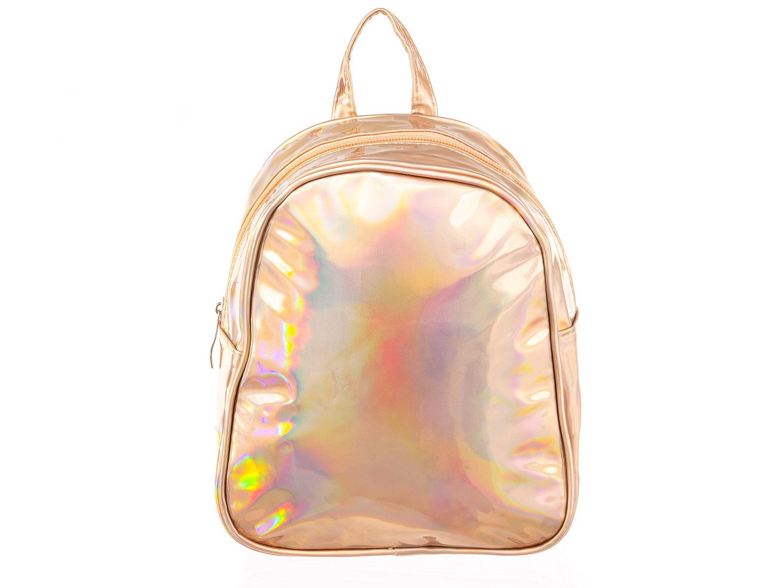 CEPEWA Cityrucksack 81208 trendiger Damen Mini-Rucksack Metallic (Stück, 1-tlg., 1), hologramm