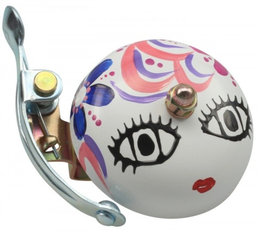 Crane Bell Co Fahrradklingel "Mika-Chan White" - Handpainted Suzu