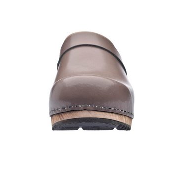 Sanita Wood-Rikke Open Clog Taupe Sandale