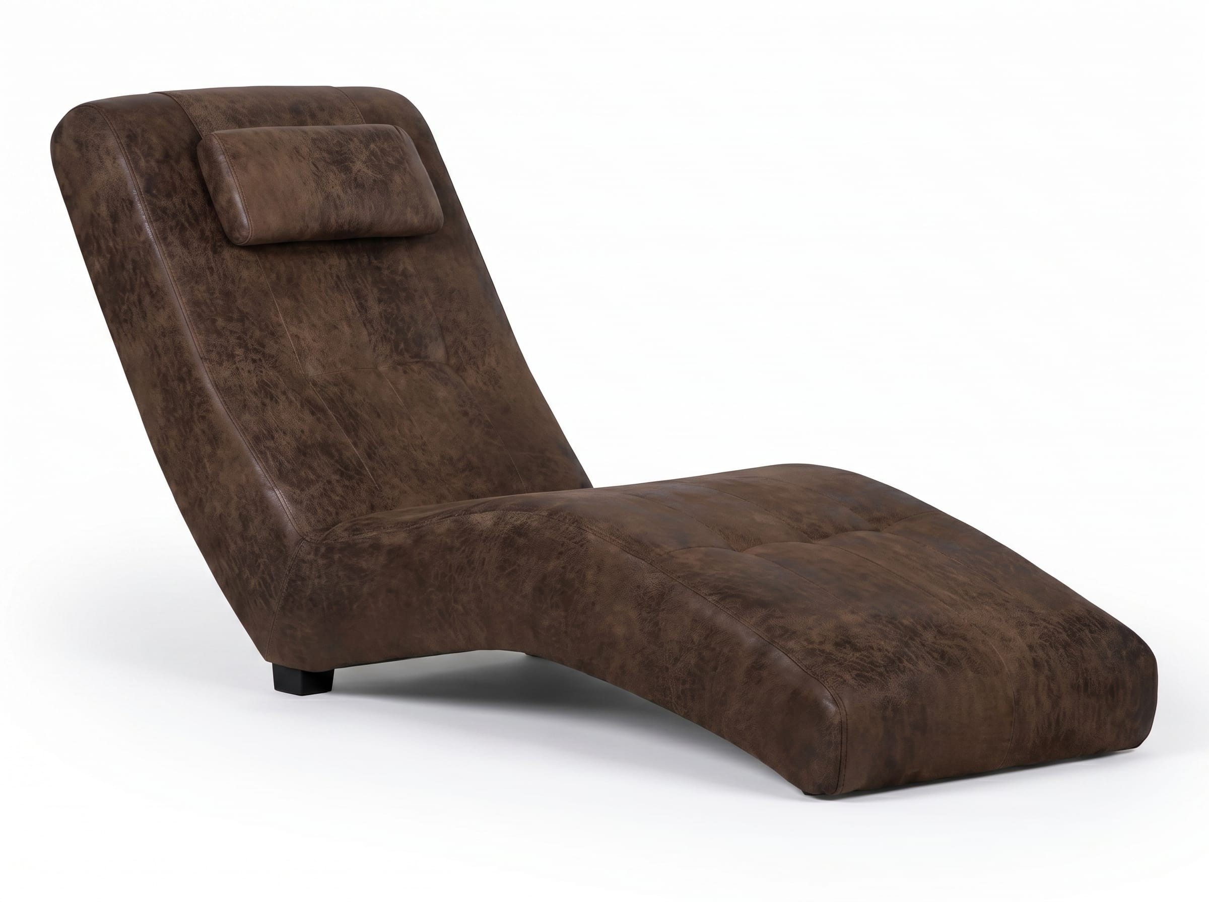 Xlmoebel Relaxliege Braune Leder Chaiselongue – Stilvoller Liegestuhl für Innen und, 1 Teile, Made in Europa