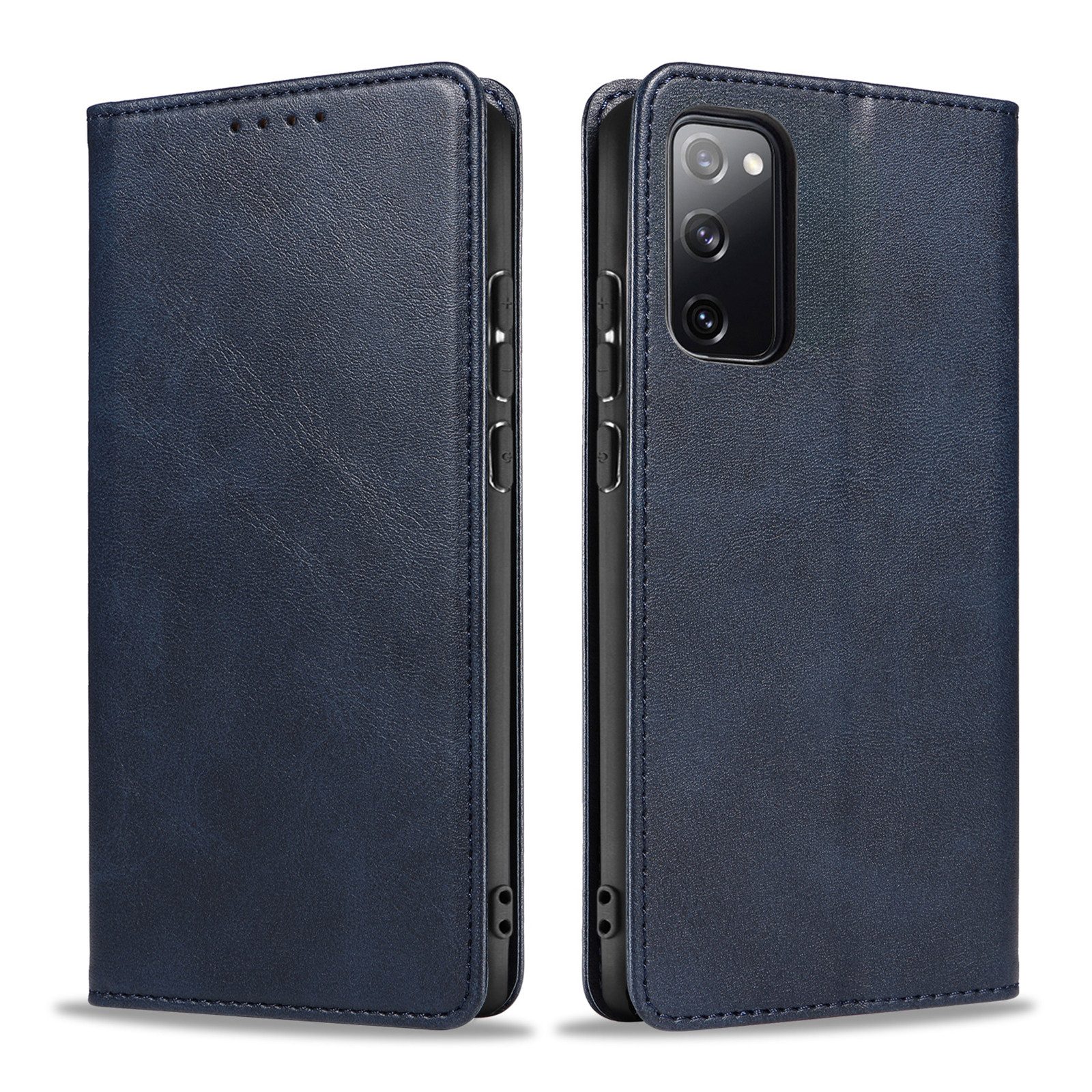 Tec-Expert Handyhülle Tasche Hülle für Samsung Galaxy S20 FE 6.5 Zoll, 6.5", Cover Klapphülle Case mit Kartenfach Fliphülle aufstellbar