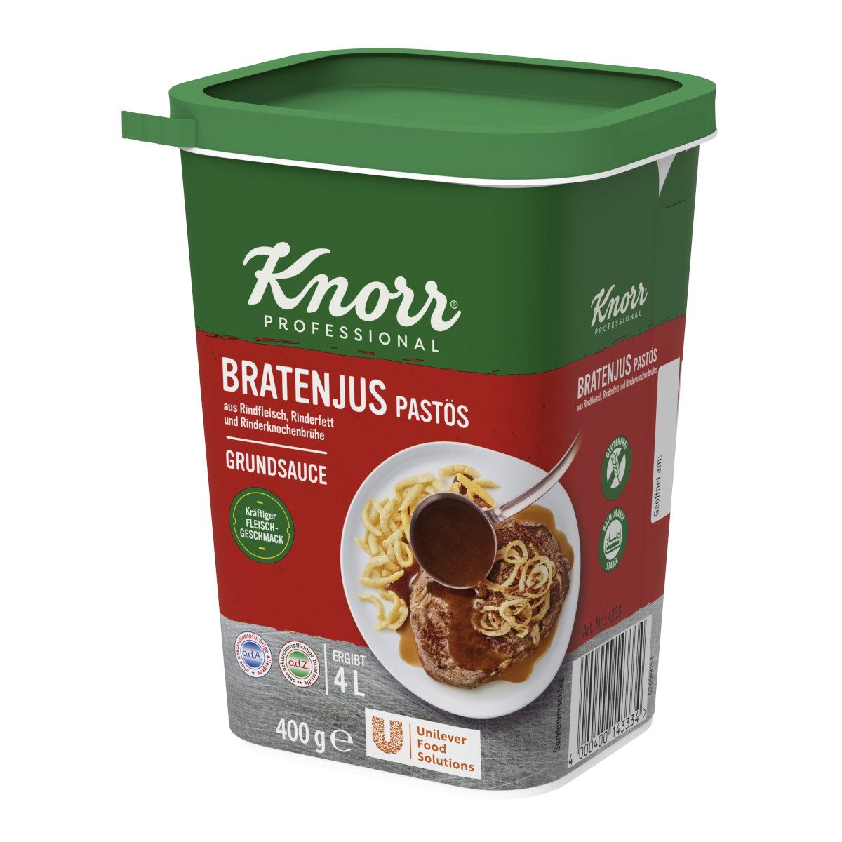 Knorr Saucen, Knorr Professional Bratenjus pastös intensiver Fleischgeschmack 400g