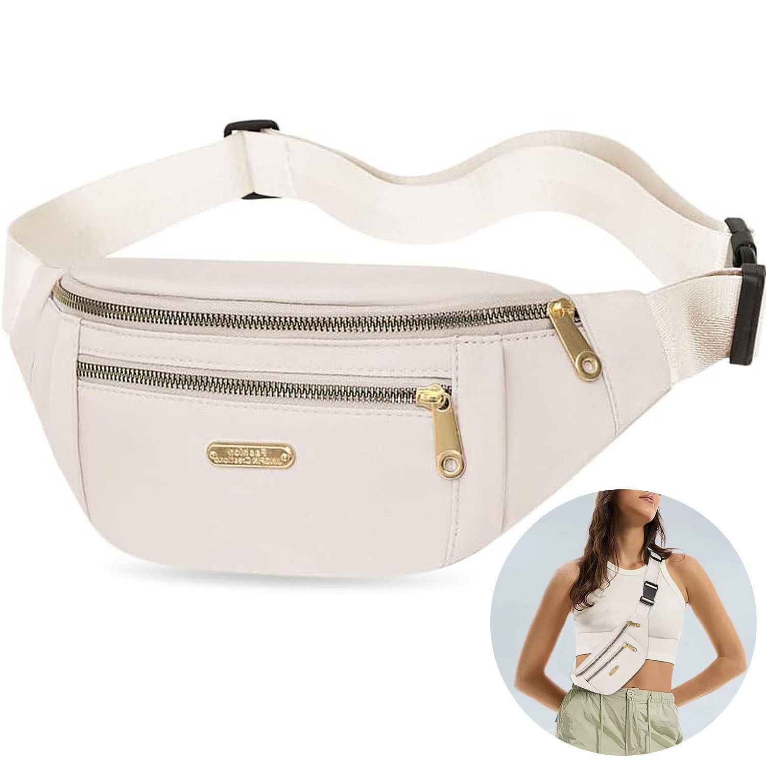 ZEUOPQ Gürteltasche Damen Gürteltasche Multifunktionstasche Crossbody günstig online kaufen
