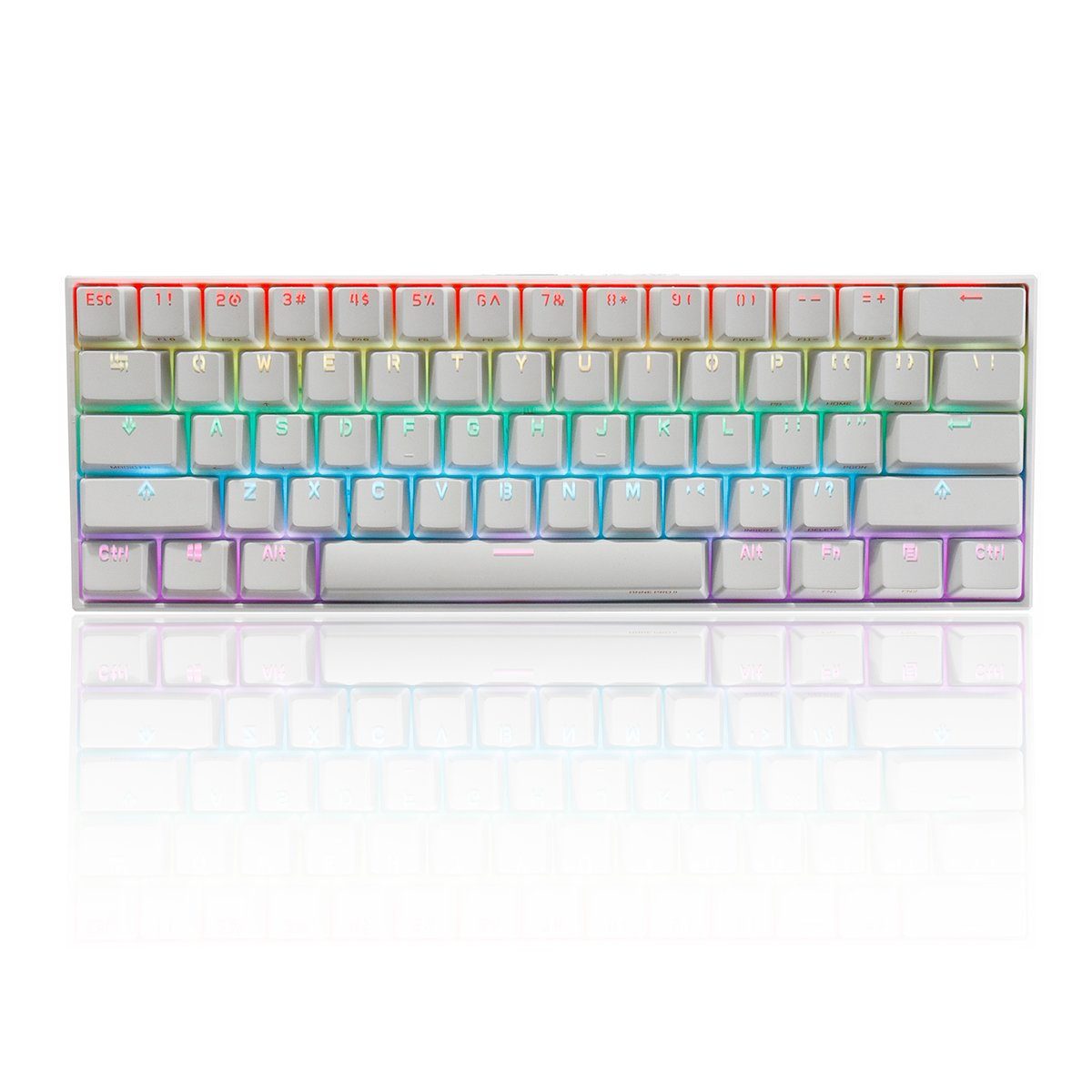 Insma »Anne Pro 2« Tastatur (Gateron Rot Schalter, RGB Mechanische Tastatur,  Bluetooth Typ-C Dual-Modus, Gaming-Tastatur) online kaufen | OTTO