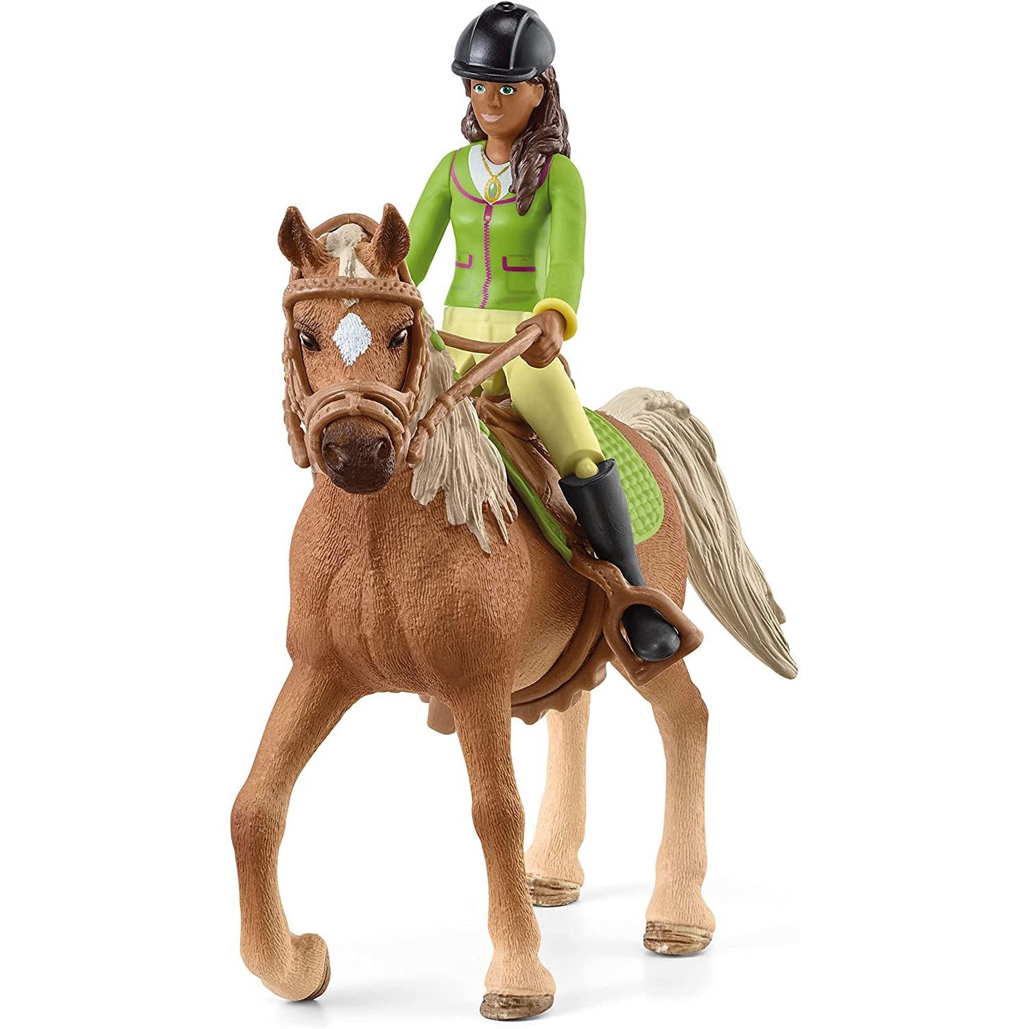 Schleich® Spielfigur SLH42542, Horse Club Sarah und das geheimnisvolle Pferd | Tierfiguren