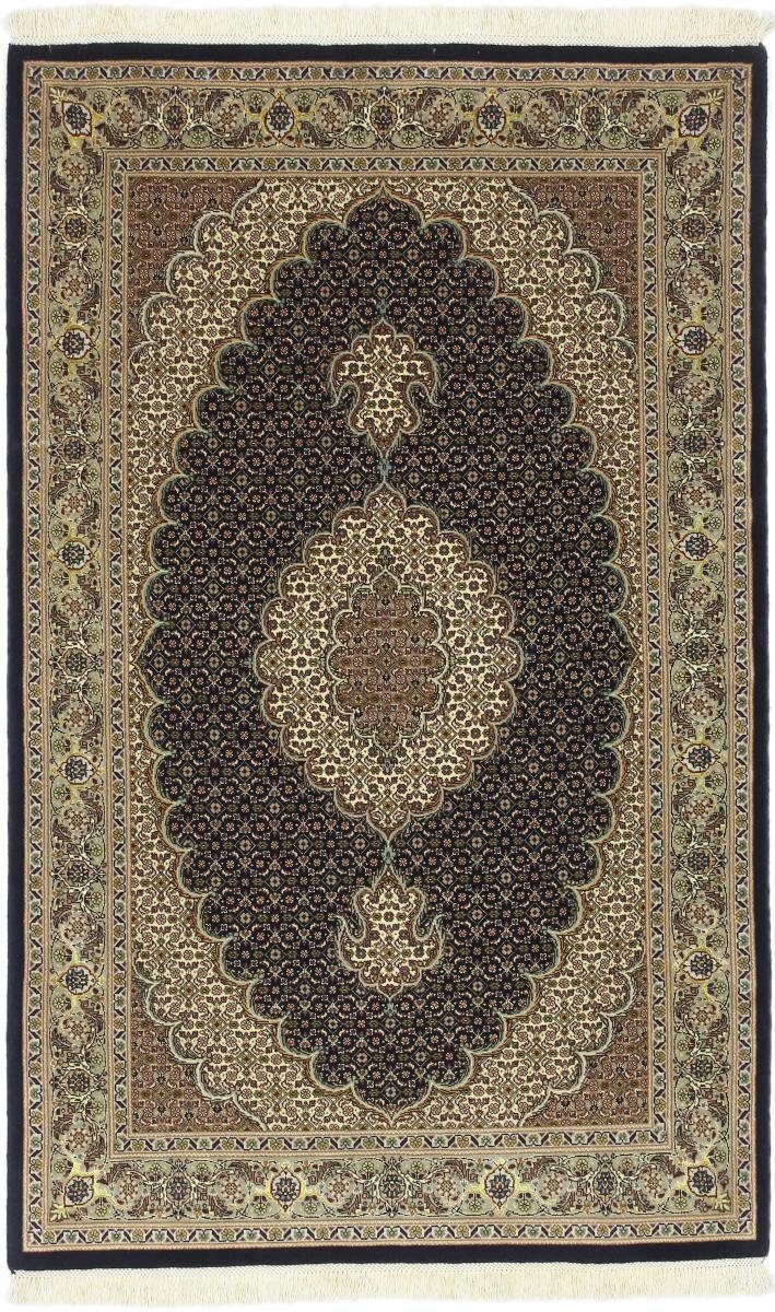 Orientteppich Täbriz Seidenkette 97x160 Handgeknüpfter Orientteppich, Nain Trading, rechteckig, Höhe: 10 mm