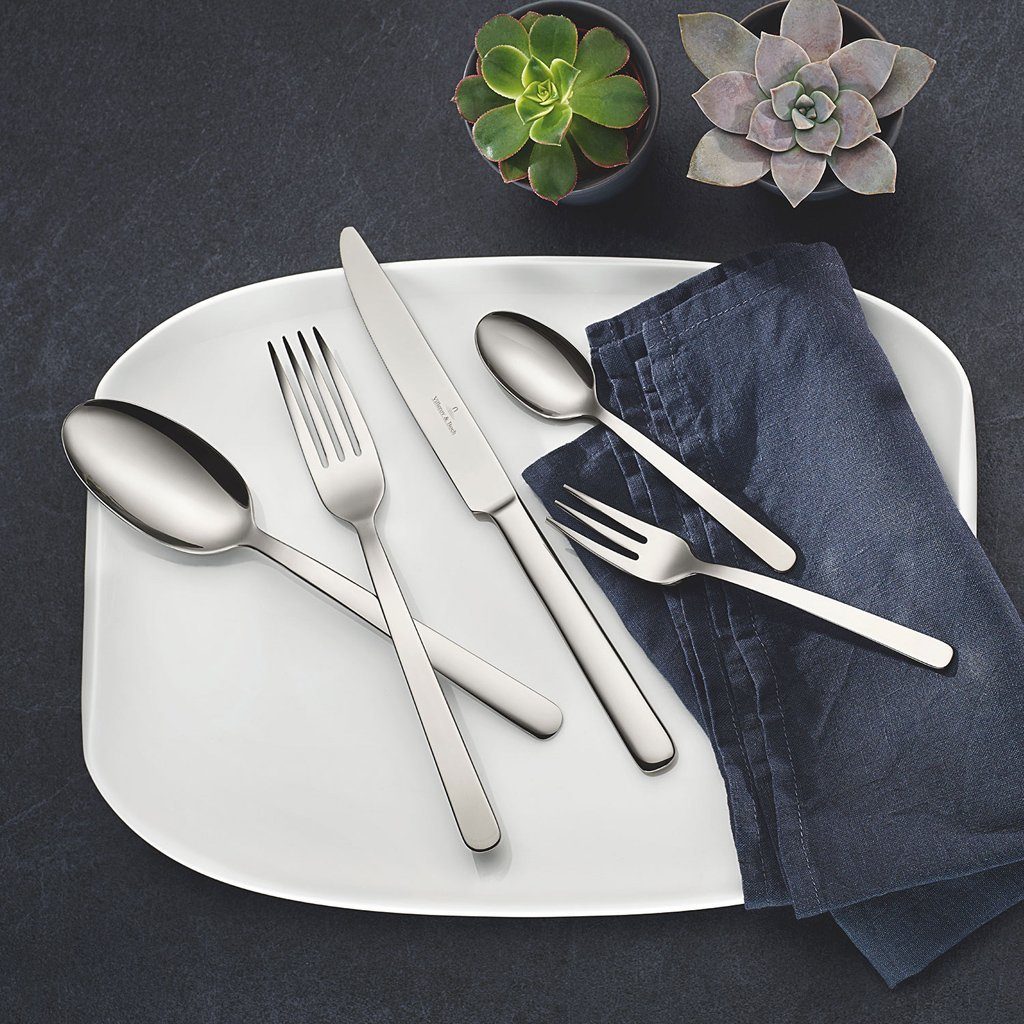 Villeroy & Boch Besteck-Set Louis Tafelbesteck 30tlg. 44x28x5cm (30-tlg), 6 Personen, Edelstahl, Edelstahl, 30 Stck, spülmaschinenfest