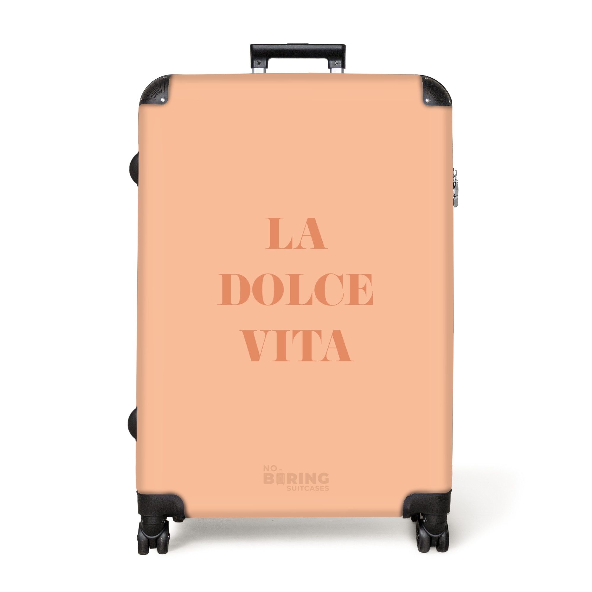 NoBoringSuitcases.com© Hartschalen-Trolley Das Zitat "la dolce günstig online kaufen