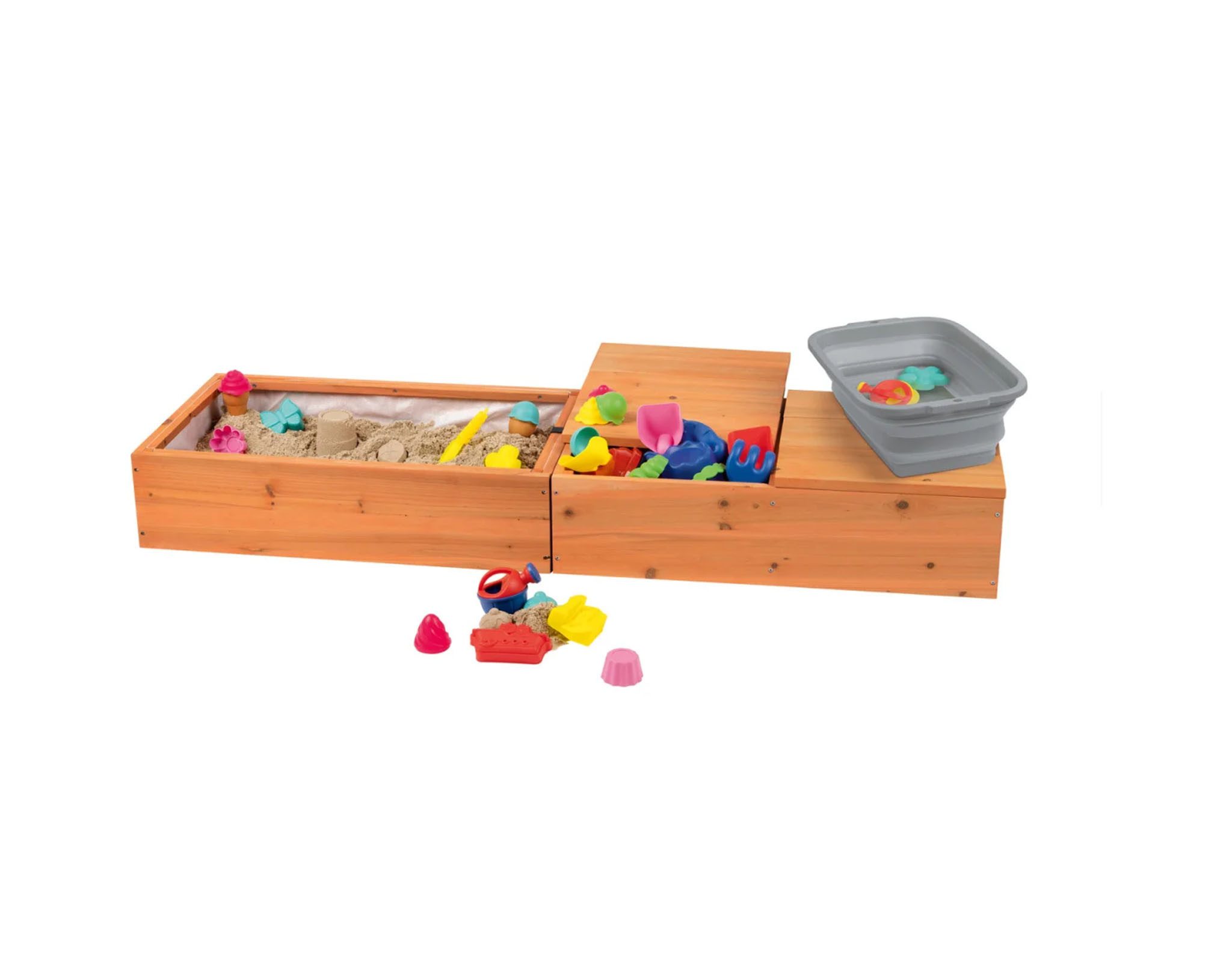 Playtive Sandkasten Playtive Balkonsandkasten mit Wasserbecken Holz B 150 x günstig online kaufen