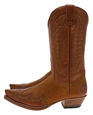 Sendra Boots CUERVO 13170 Braun Cowboystiefel Rahmengenähte Westernstiefel