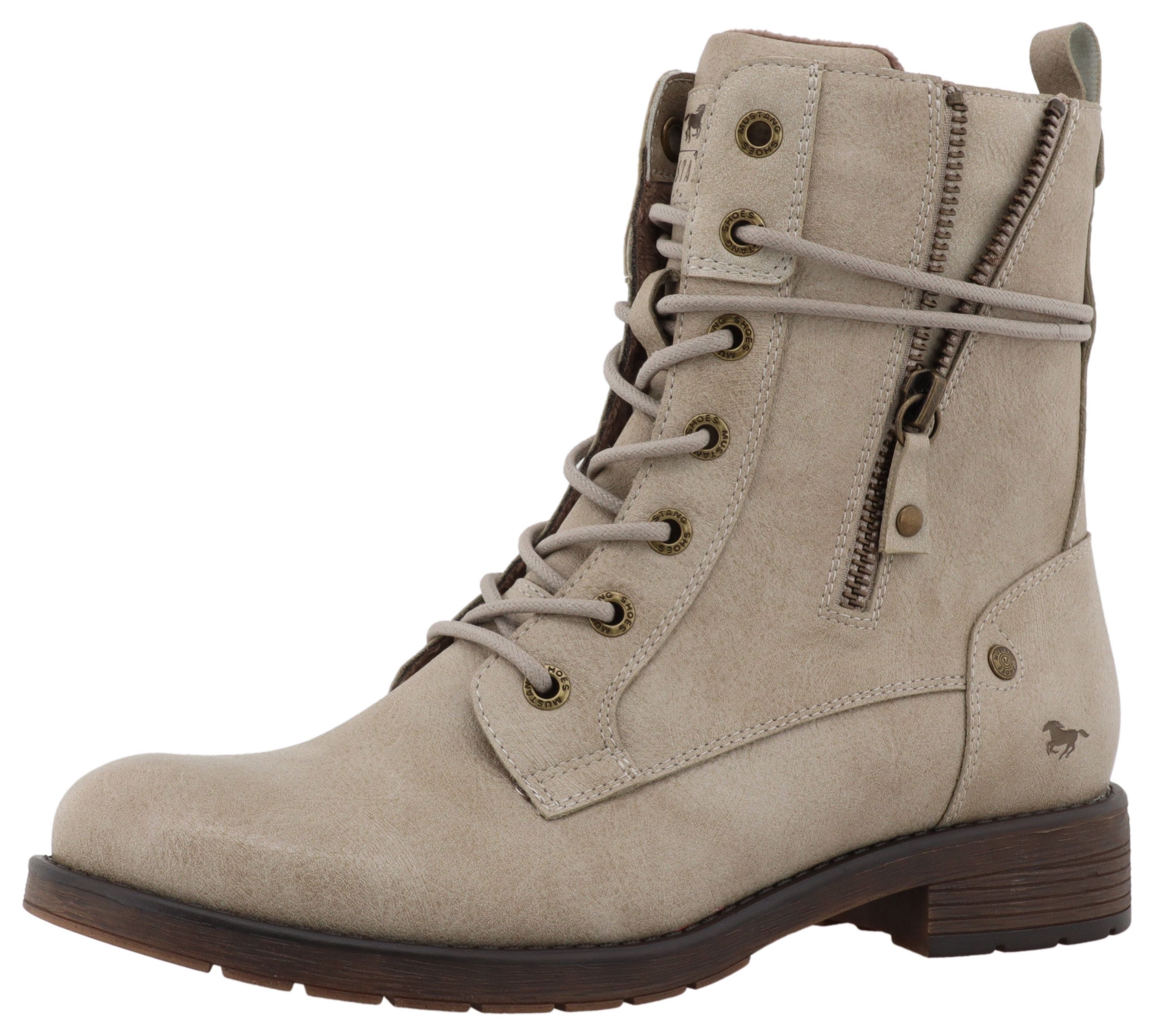 Mustang Shoes Elfi Winterstiefelette Winterstiefel mit Reißverschluss und m günstig online kaufen