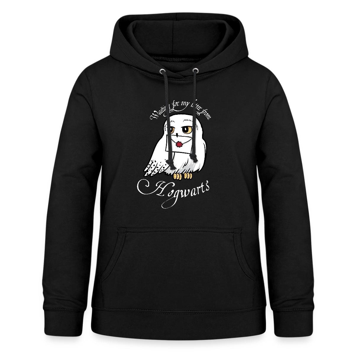 Spreadshirt Hoodie Harry Potter Hedwig Brief Damen Hoodie (1-tlg)