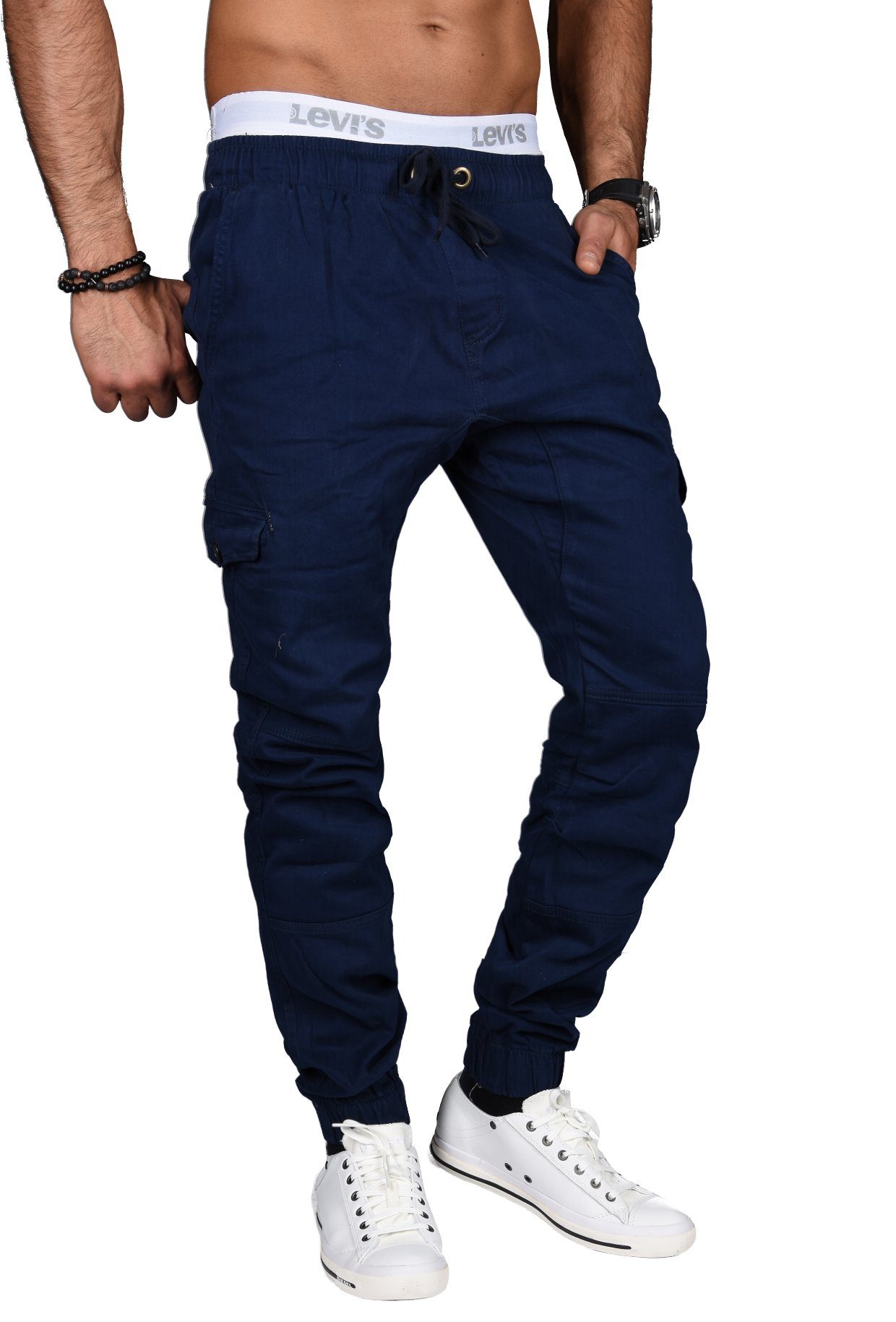 Alessandro Salvarini Cargohose ASCuffy Elastischer Bund mit Gummi versehen günstig online kaufen