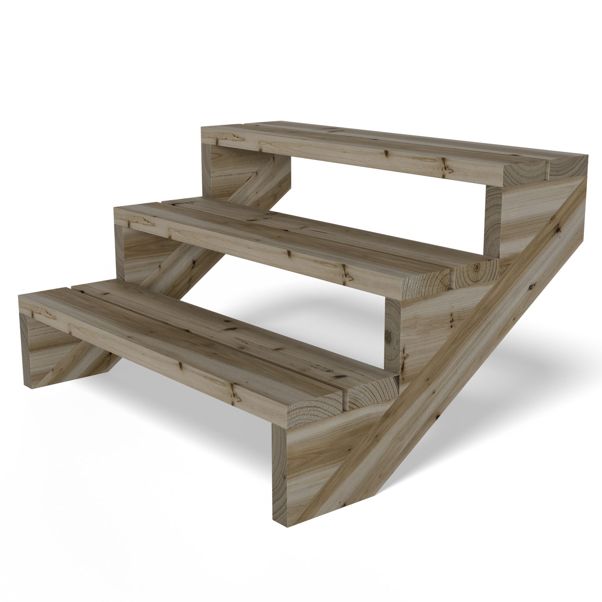 Gartenwelt Riegelsberger Außentreppe Terrassentreppe Kiefer kesseldruckimpr günstig online kaufen