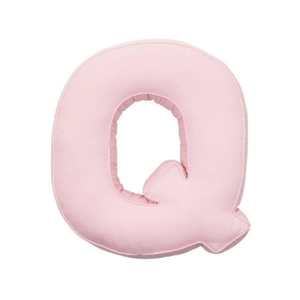 Kinderdaunenkissen Buchstabenkissen Baumwolle Q Home Betty's (40cm), Rosa