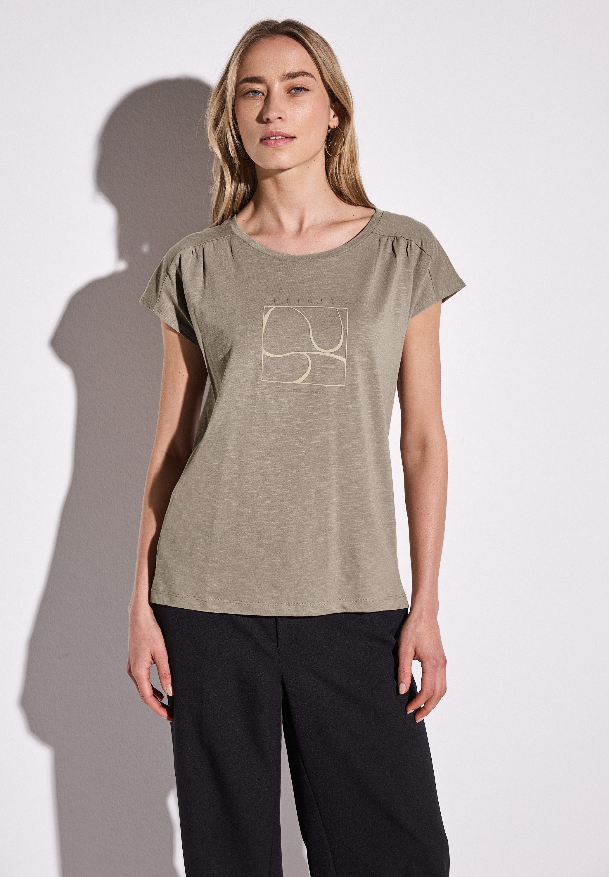 STREET ONE T-Shirt, im soften Baumwoll-Mix günstig online kaufen